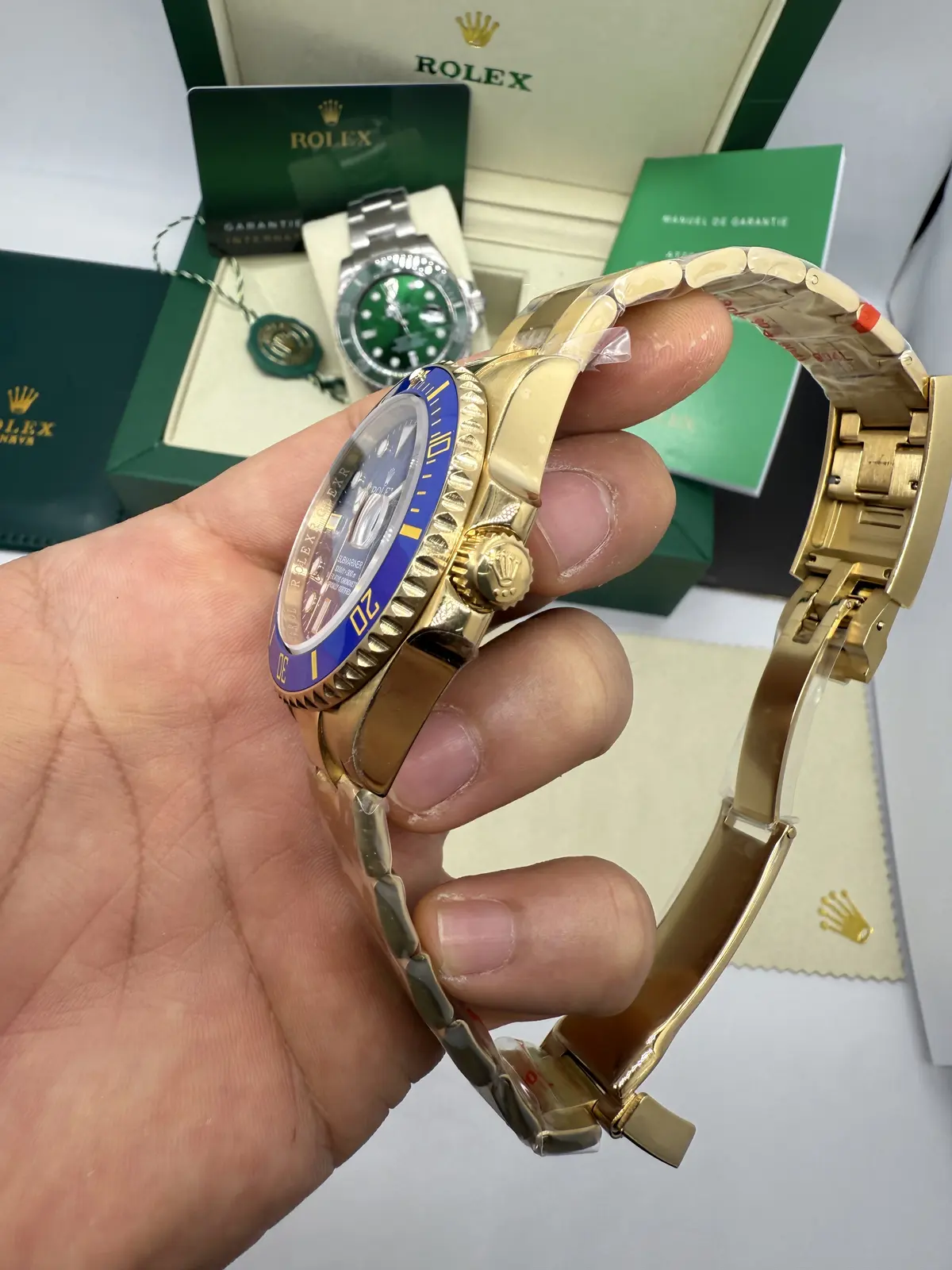 Rolex Submariner FULL GOLD Dial Azul