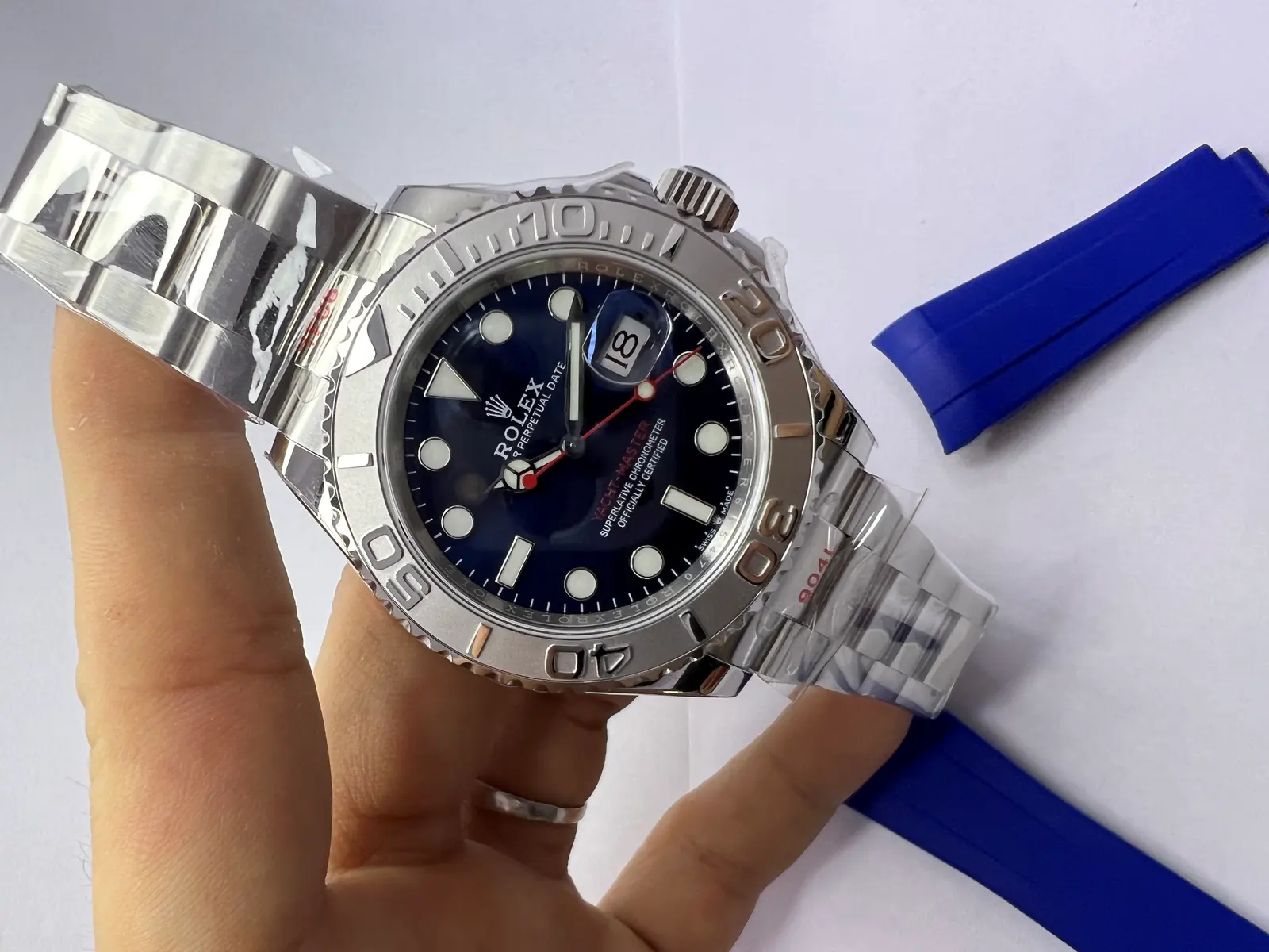 Rolex Yacht Master Dial Azul