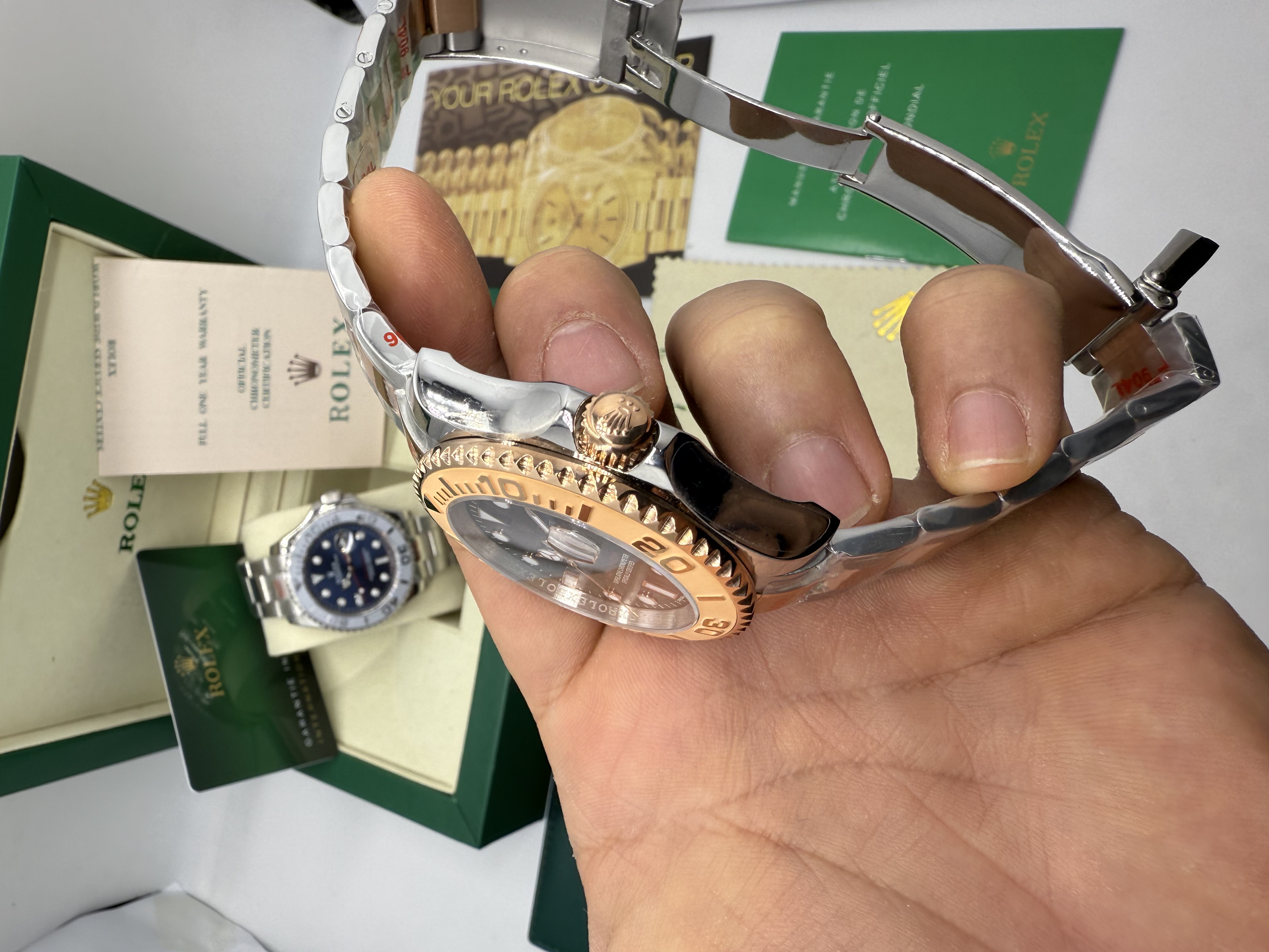 Rolex Yacht Master misto Aço e Rosê