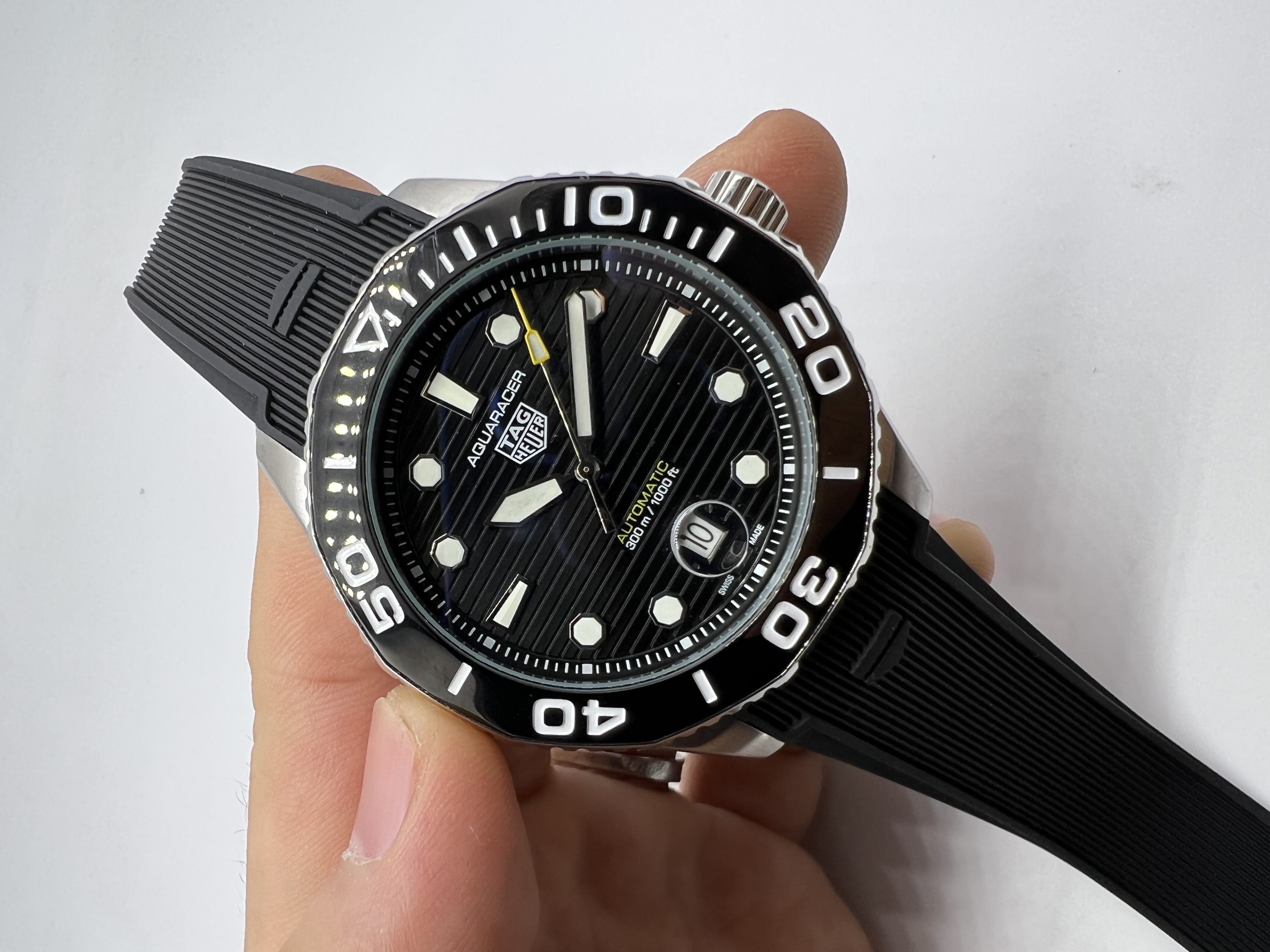 Tag Heuer Aquaracer Automátic Bezel Cerâmica Preto
