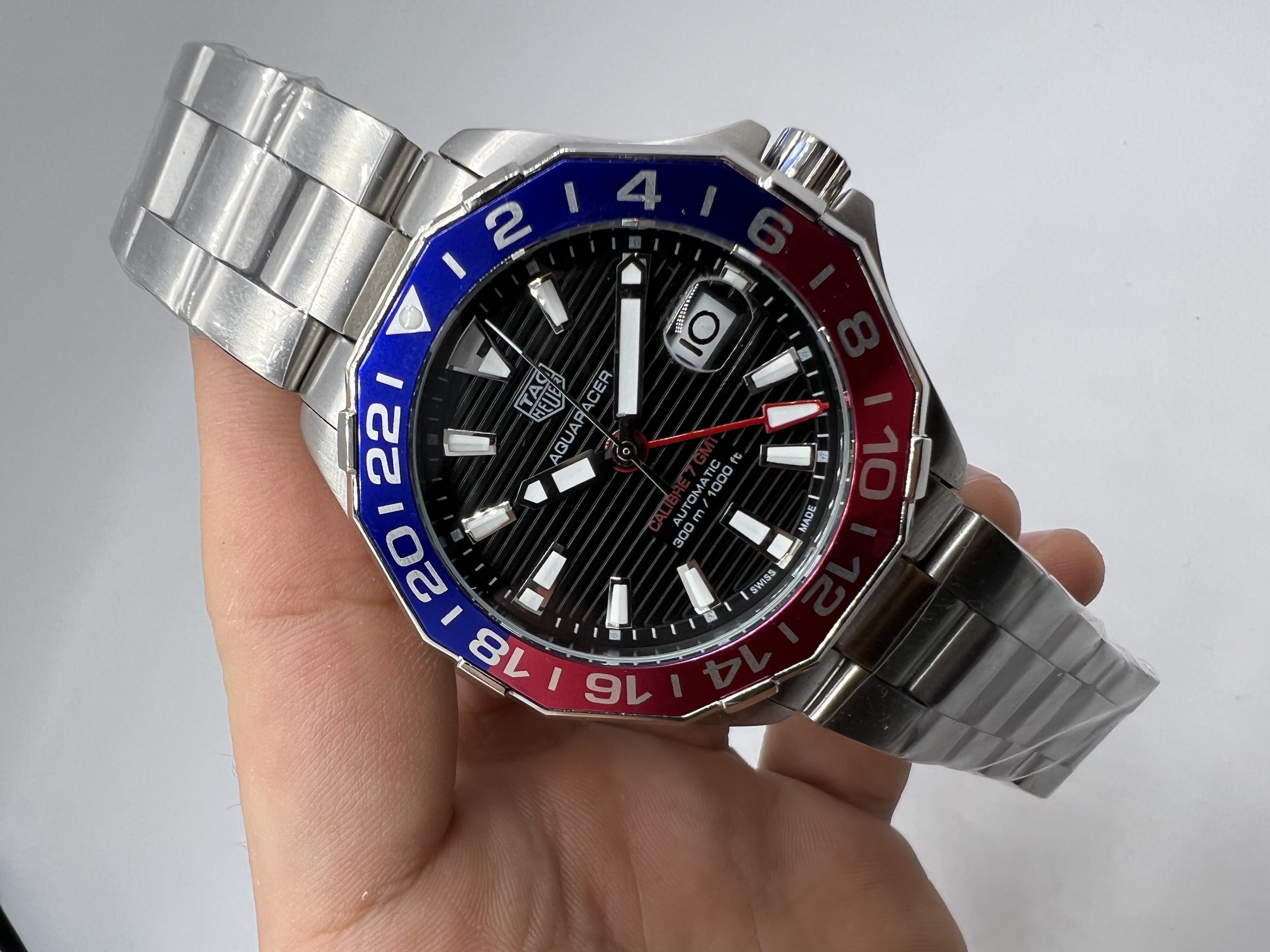 Tag Heuer AQUARACER Calibre 7 GMT Pepsi