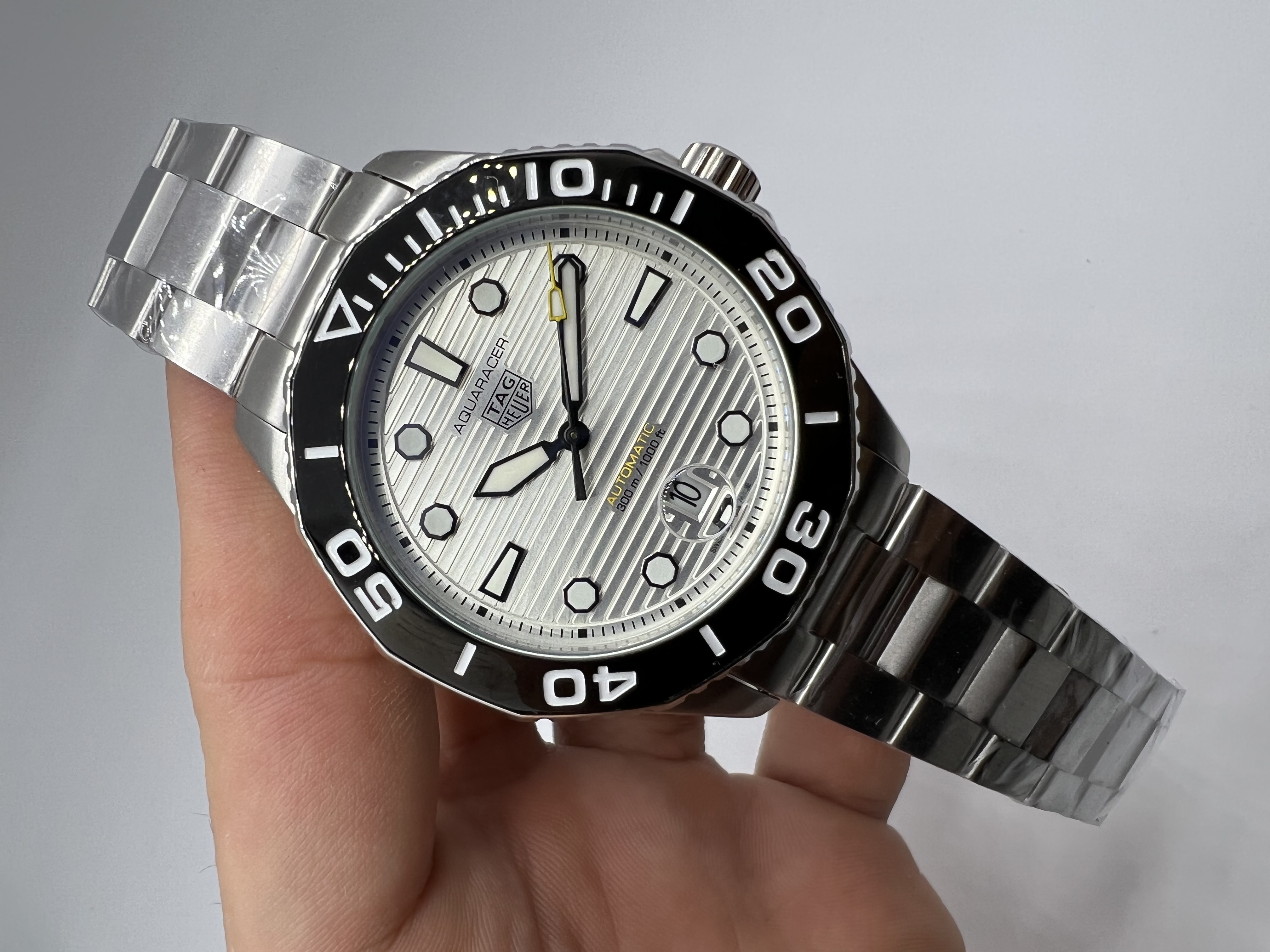 Tag Heuer AQUARACER Dial Branco Ceramica