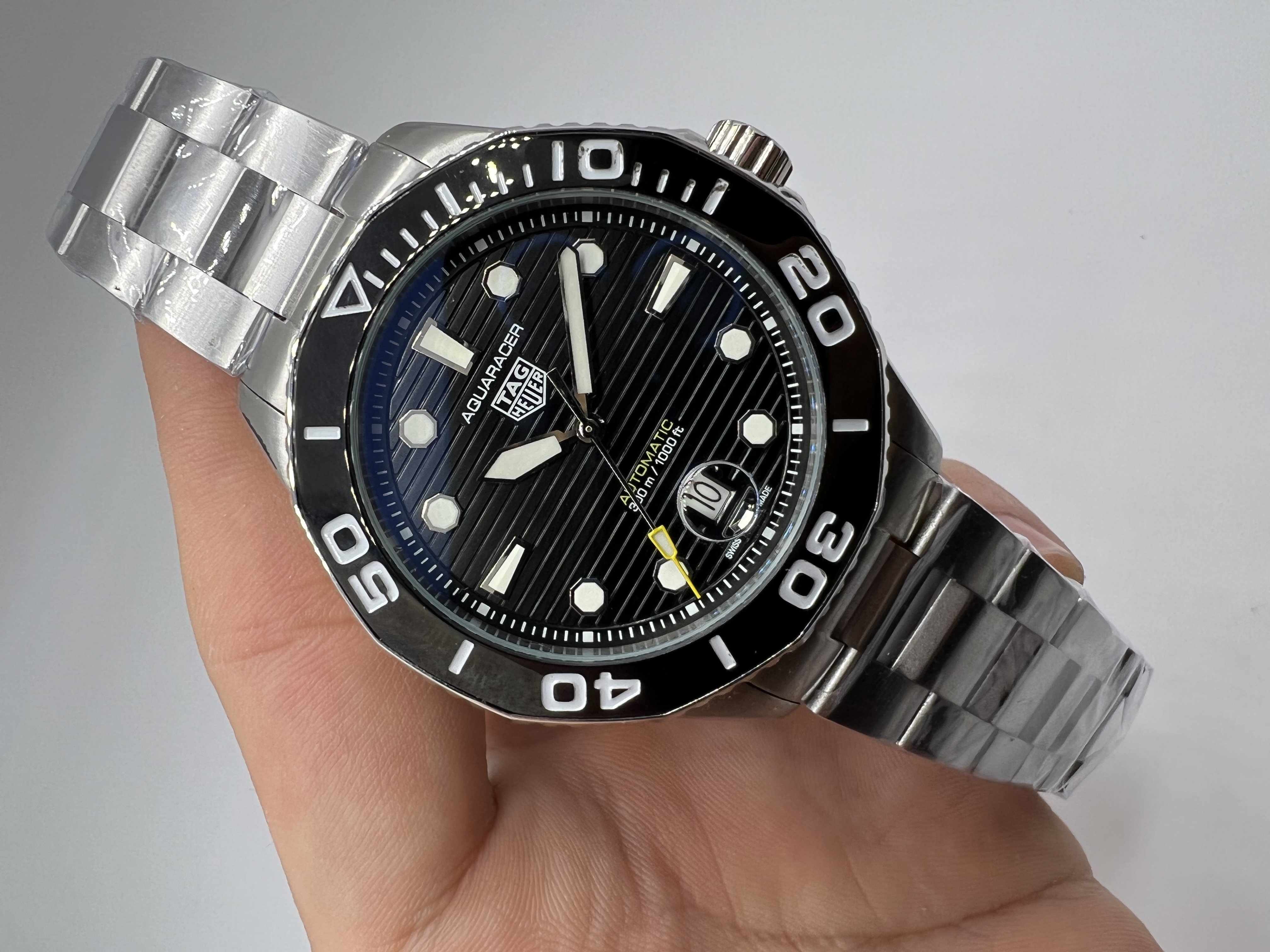 Tag Heuer AQUARACER Dial Preto Ceramica