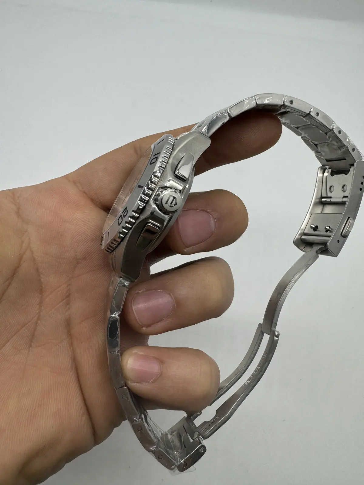 Tag Heuer Aquaracer Solargrafh Chronograph Dial Branco