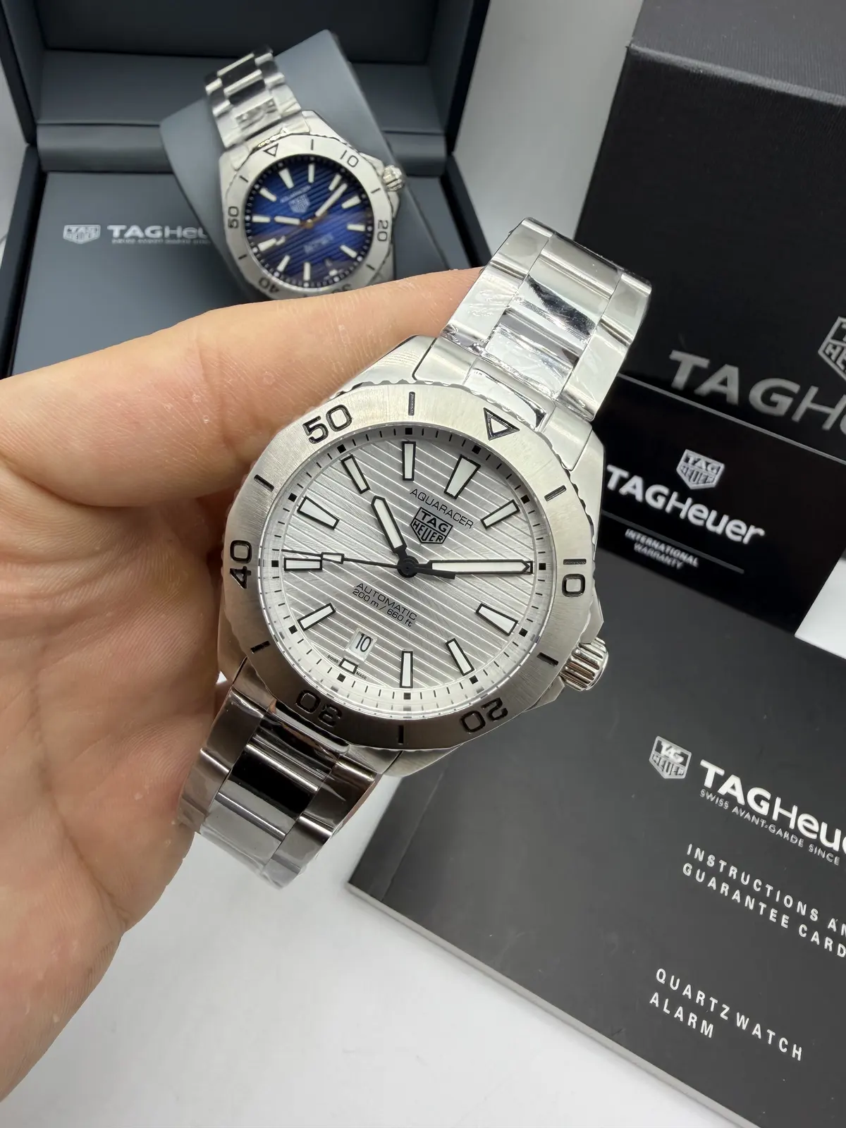 Tag Heuer Aquaracer Solargrafh Dial Prata