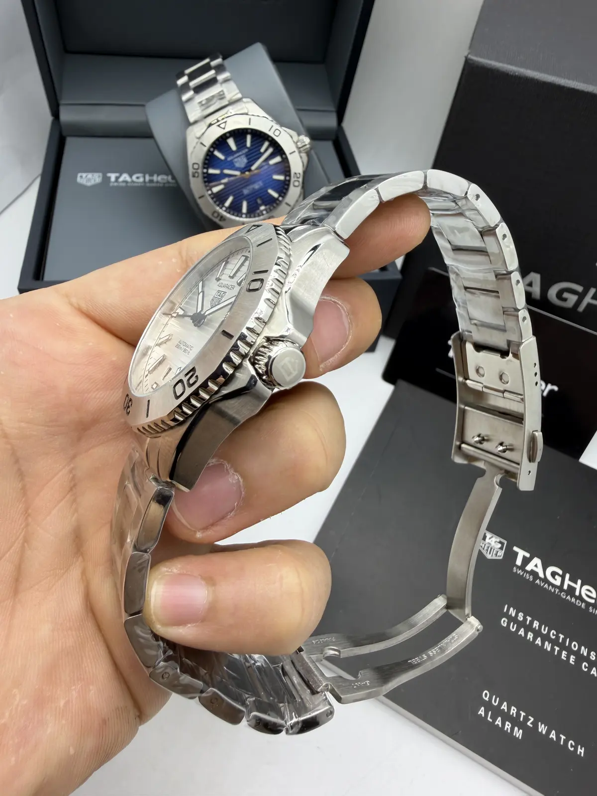 Tag Heuer Aquaracer Solargrafh Dial Prata