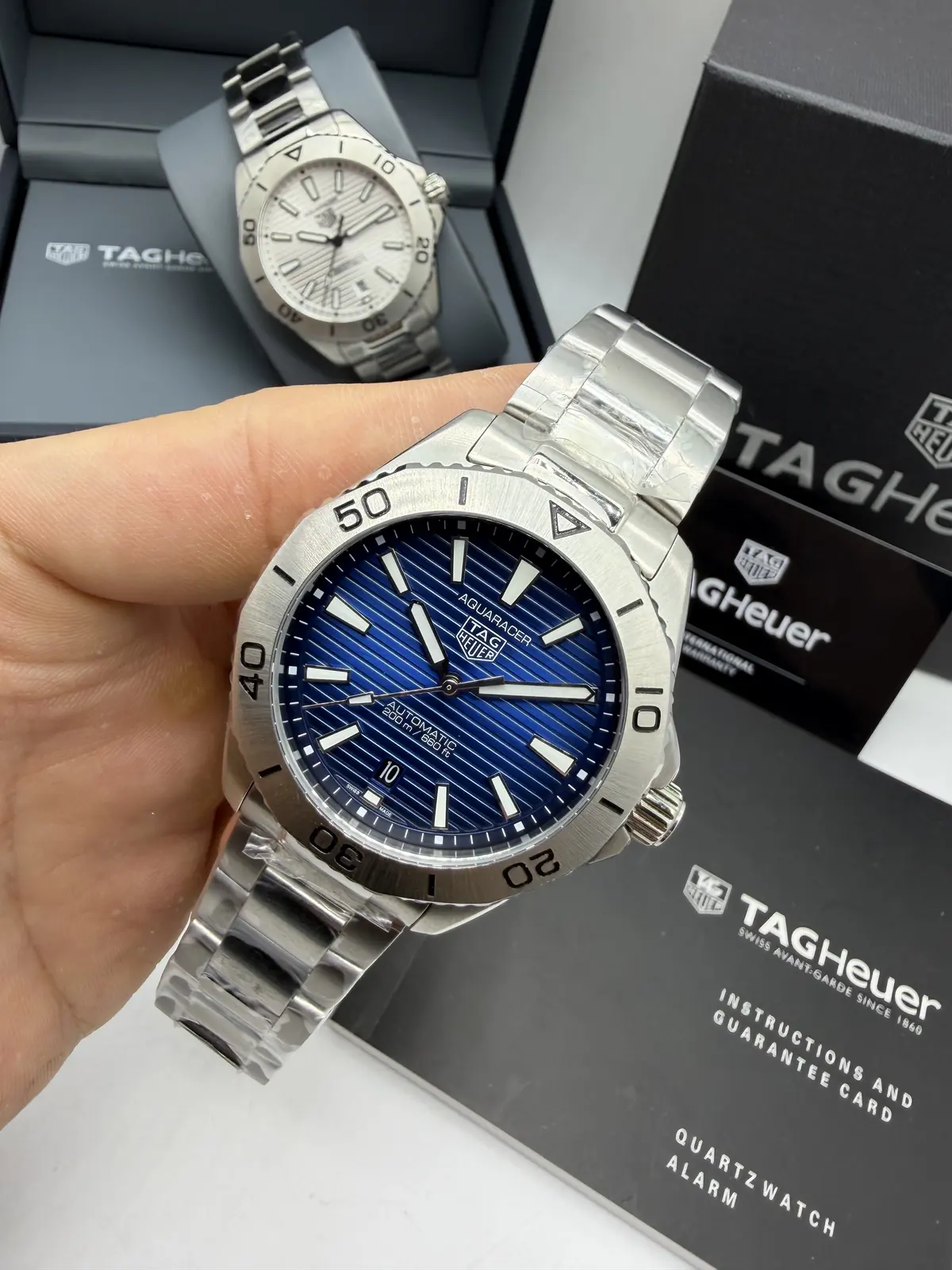 Tag Heuer Aquaracer Solargrafh Dial Azul