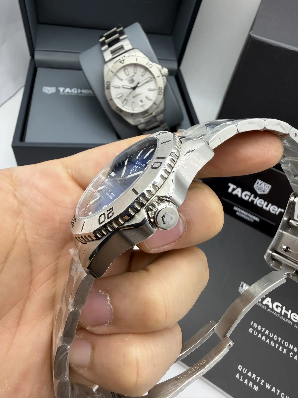 Tag Heuer Aquaracer Solargrafh Dial Azul
