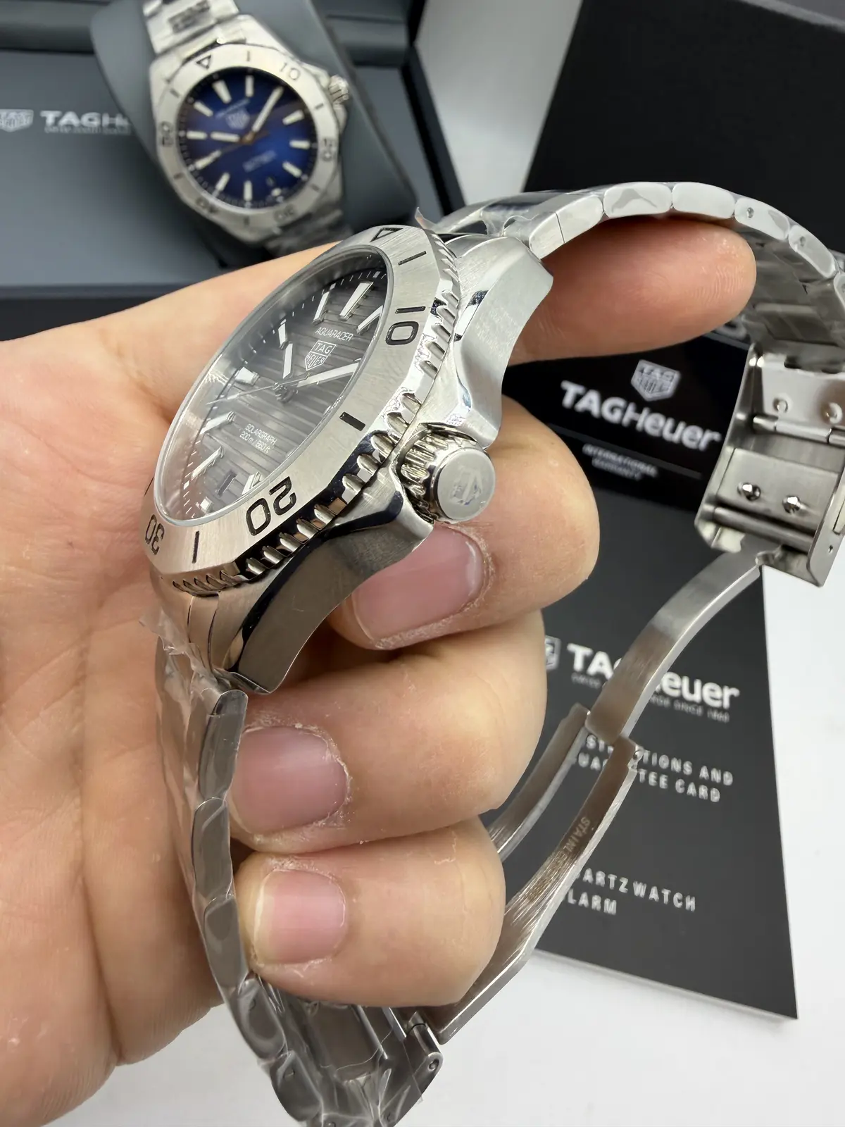 Tag Heuer Aquaracer Solargrafh Dial Cinza