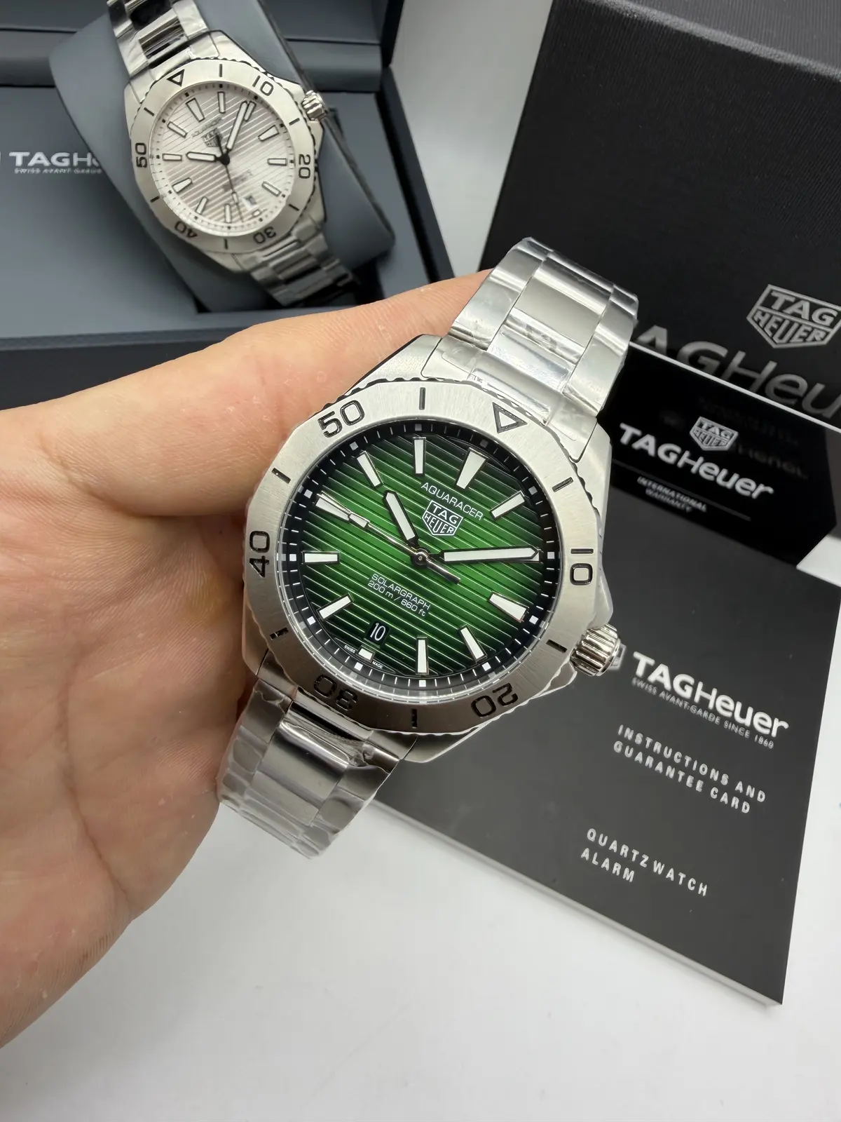 Tag Heuer Aquaracer Solargrafh Dial Verde