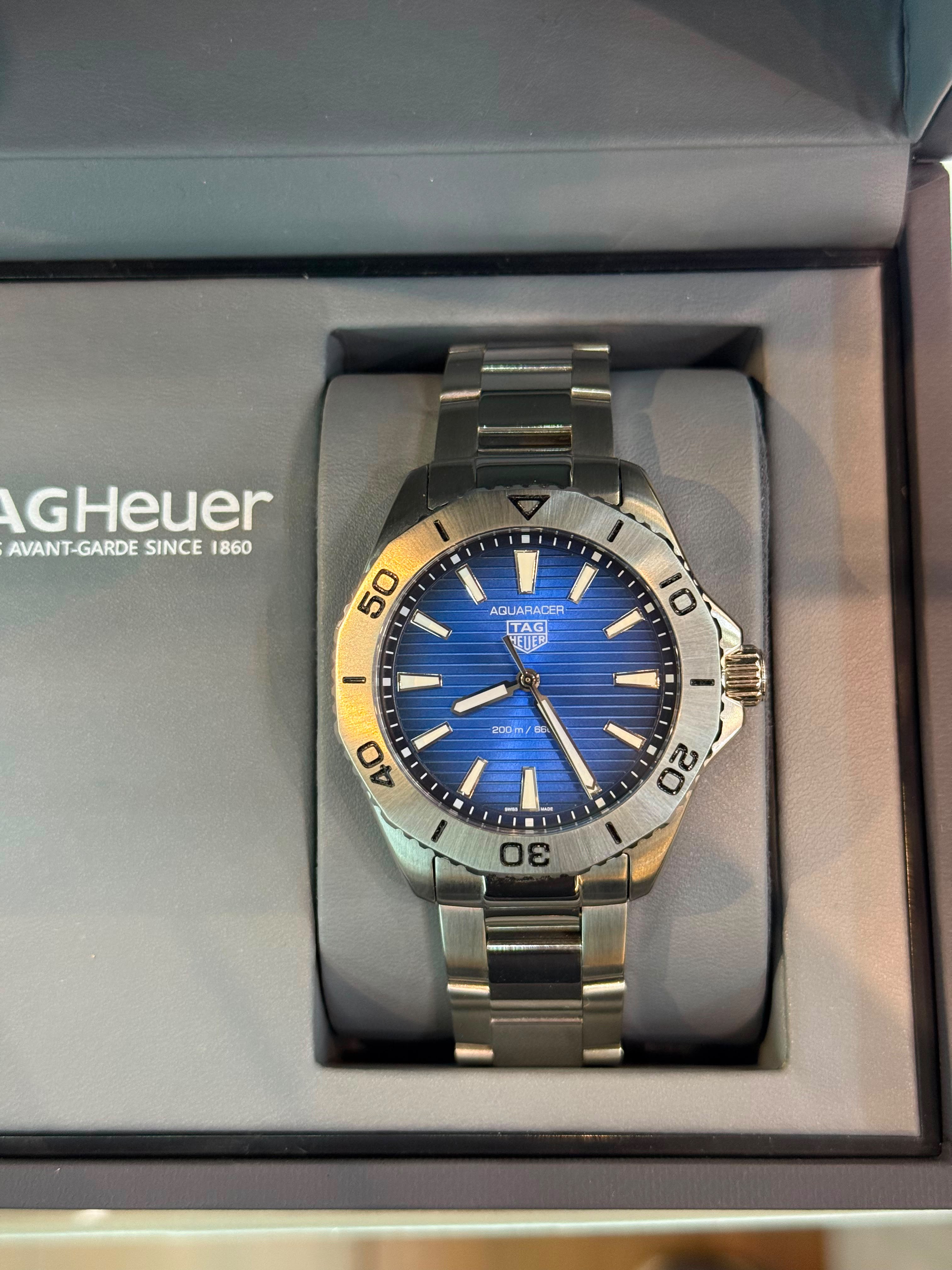 Tag Heuer Aquaracer Solargraph dia azul