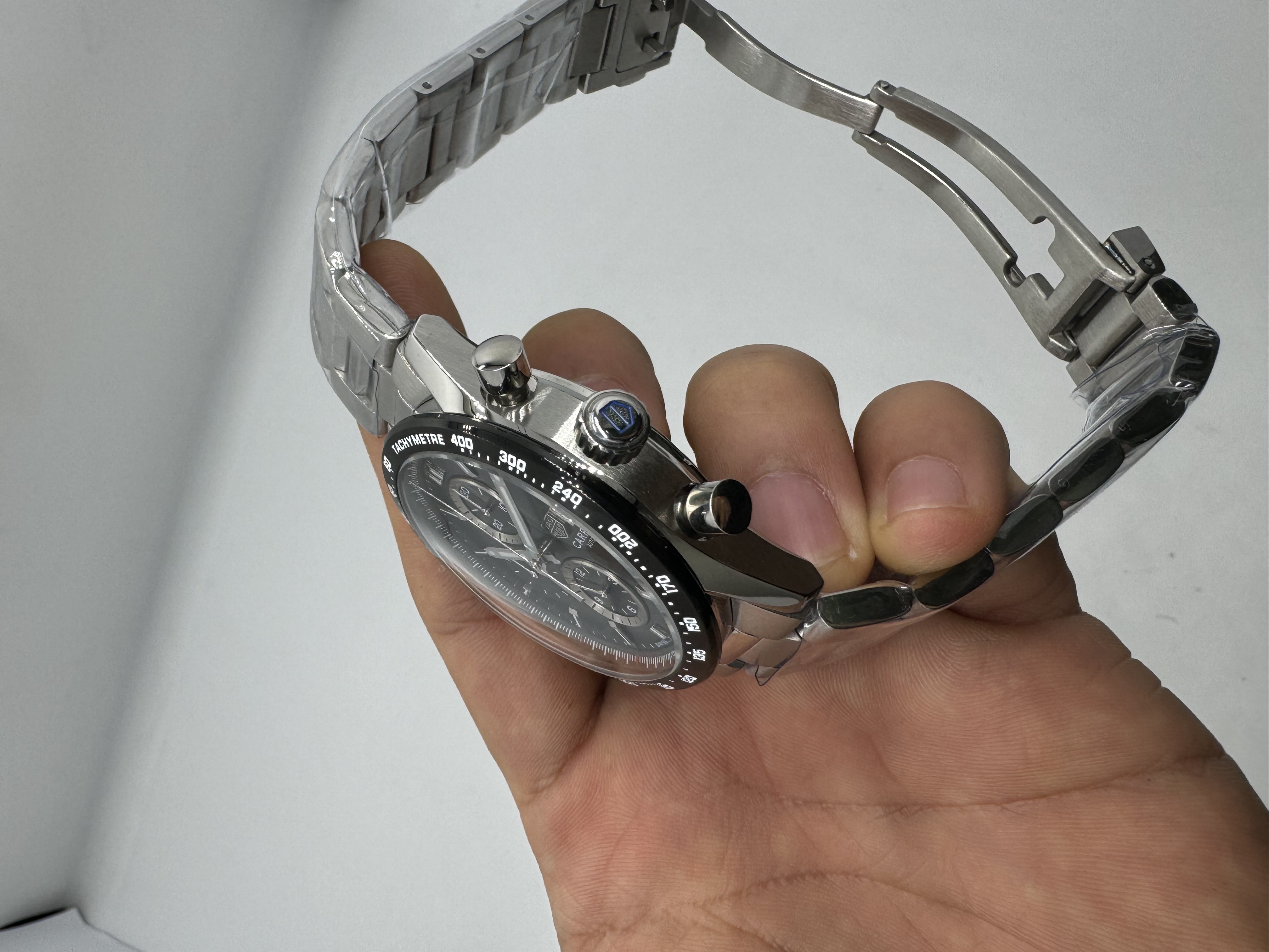 Tag Heuer Carrera Calibre 16 Aço Dial Preto Brad Pitt