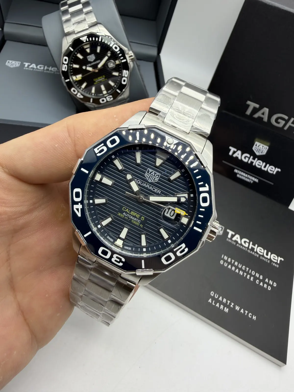 Tag Heuer Carrera Chronograph dial azul
