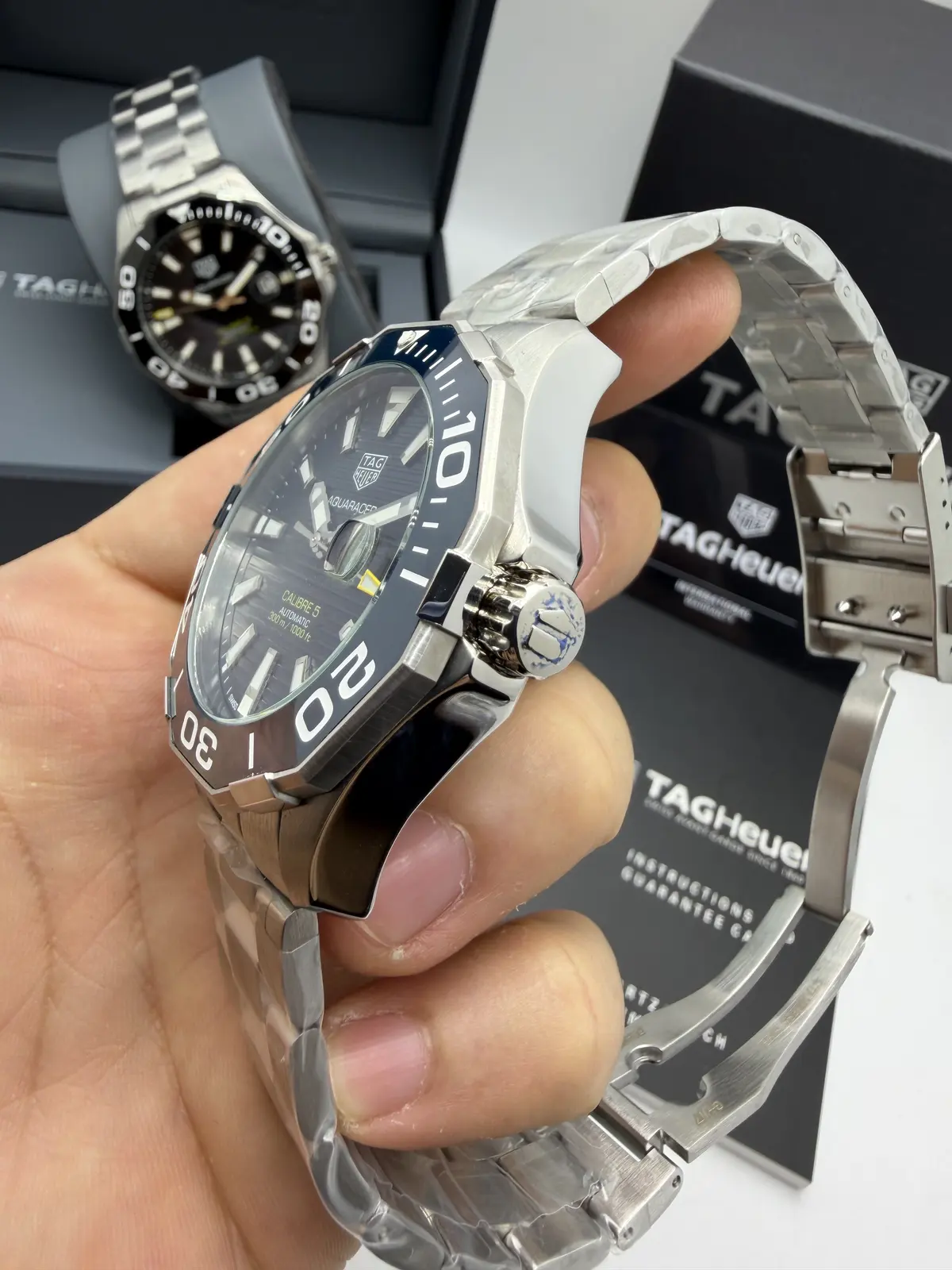 Tag Heuer Carrera Chronograph dial azul