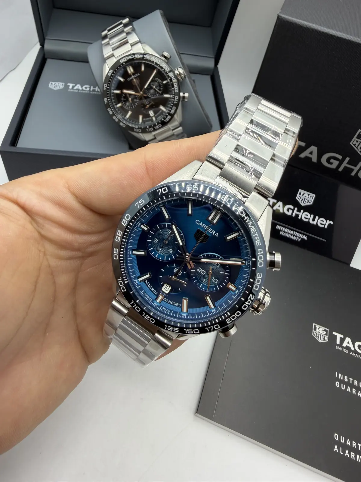 Tag Heuer Carrera Chronograph dial azul