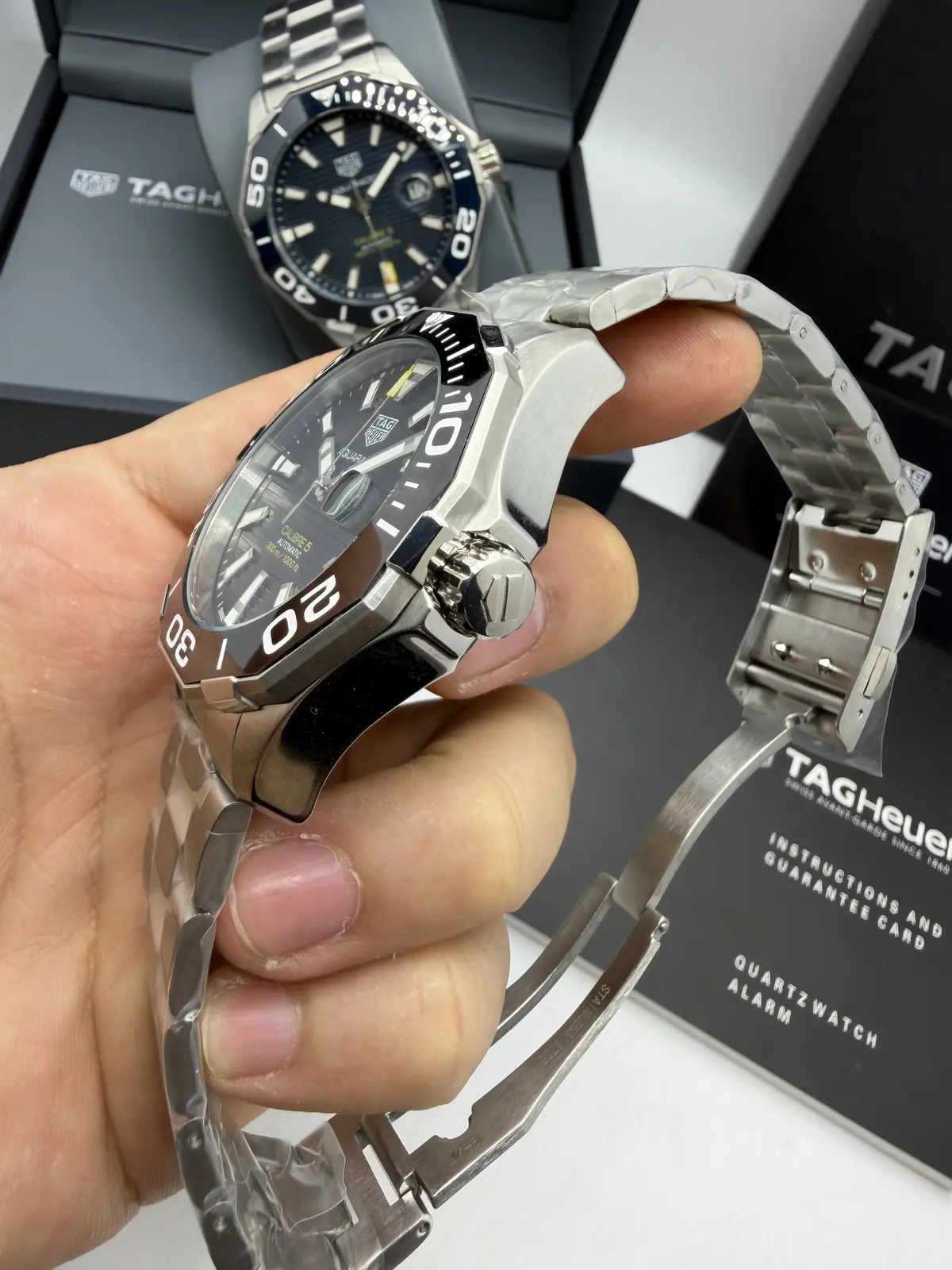 Tag Heuer Carrera Chronograph dial Preto