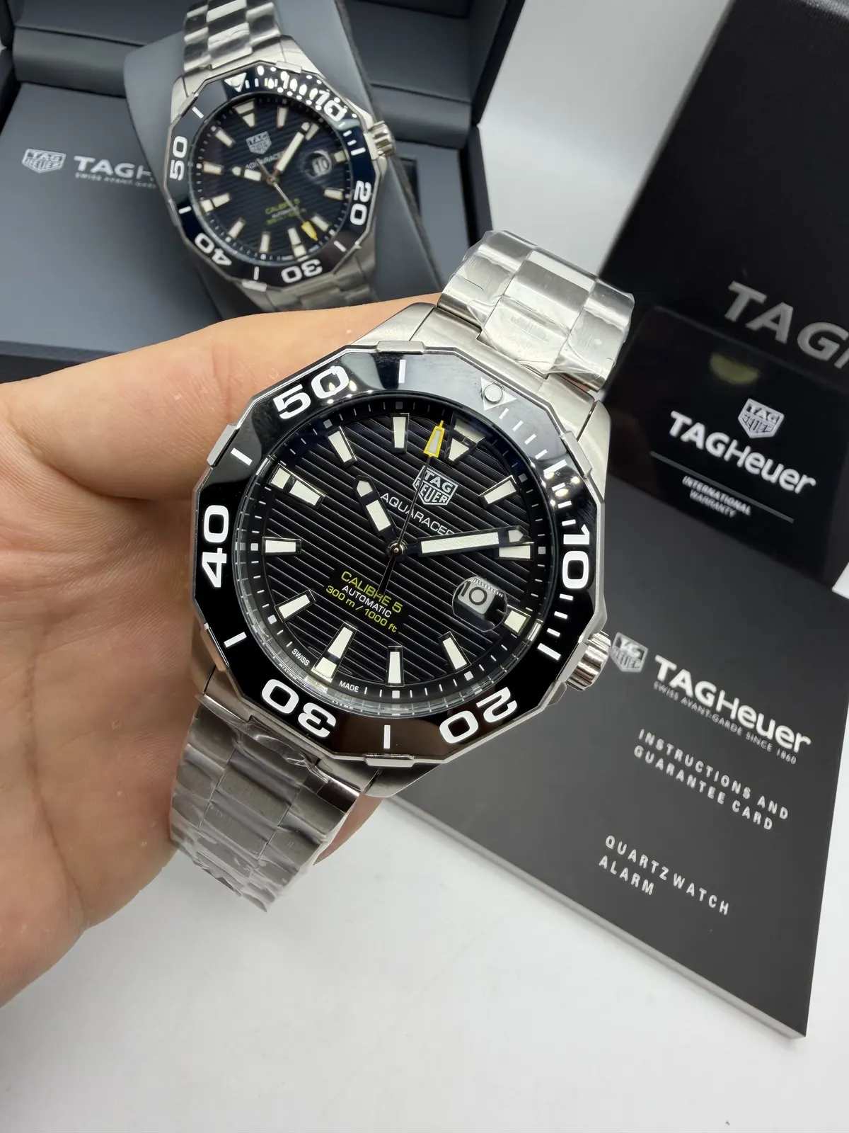 Tag Heuer Carrera Chronograph dial Preto