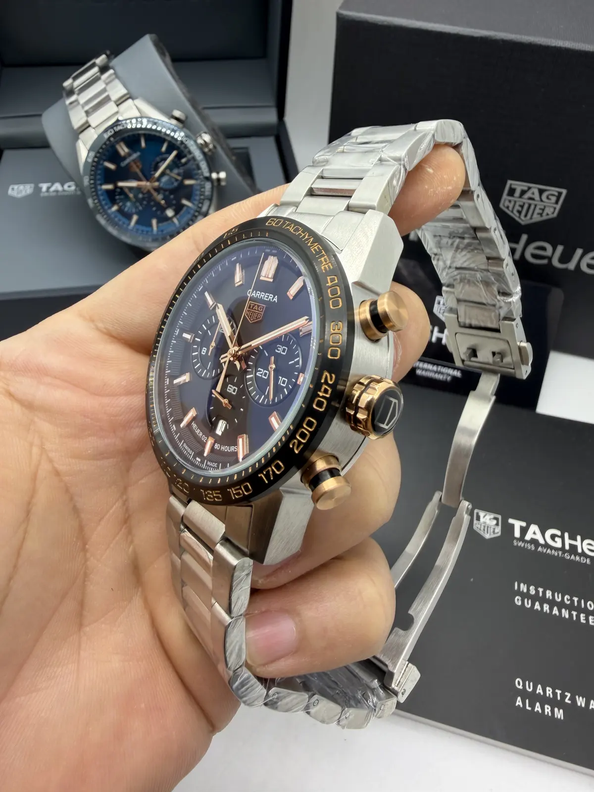 Tag Heuer Carrera Chronograph Rosé e prata