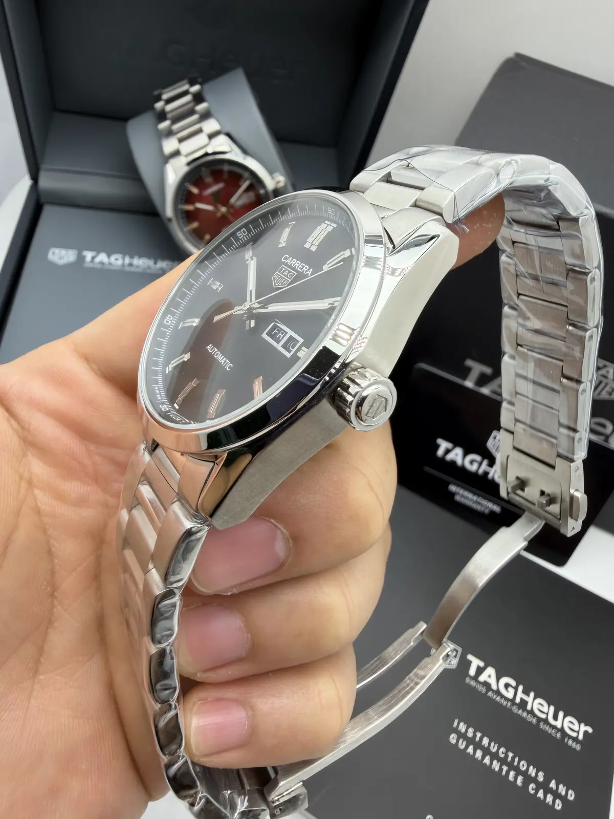 Tag Heuer Carrera DayDate Dial Cinza