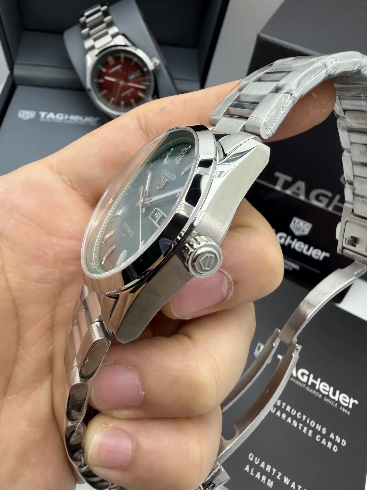Tag Heuer Carrera DayDate Dial Verde