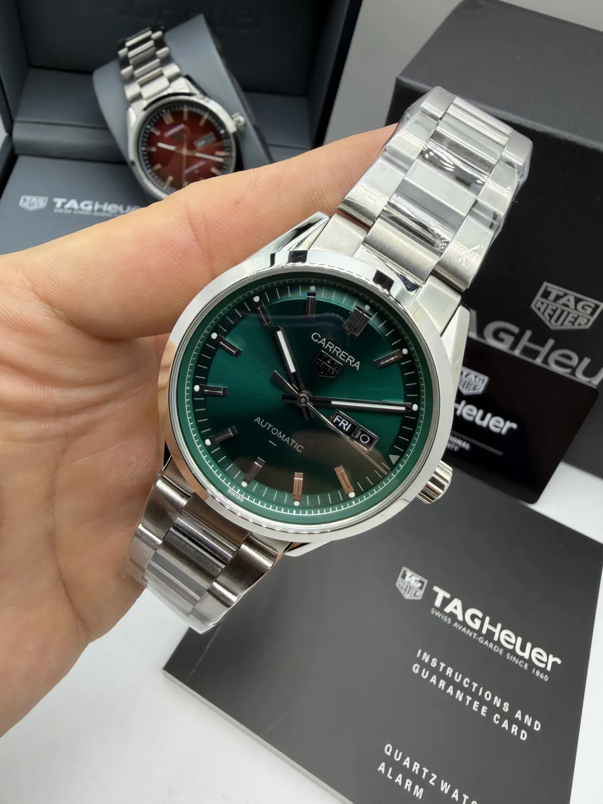 Tag Heuer Carrera DayDate Dial Verde