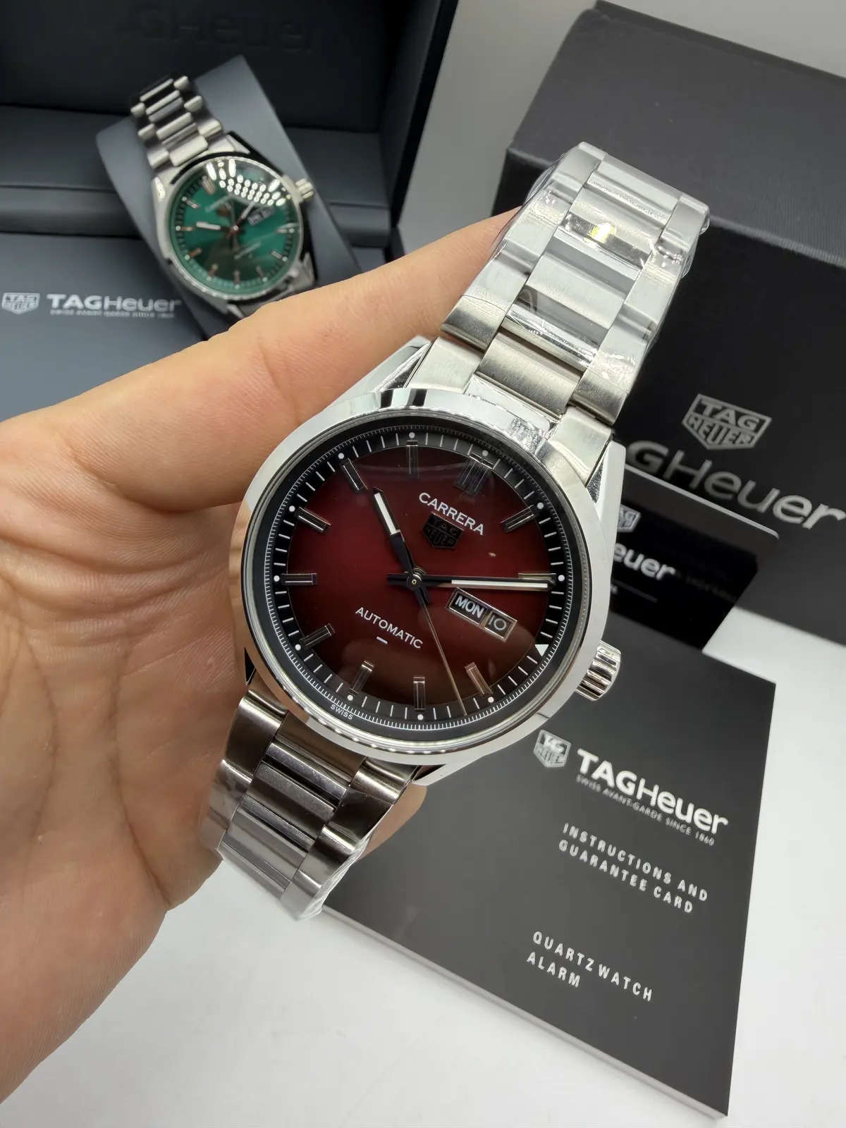 Tag Heuer Carrera DayDate Dial Vermelho
