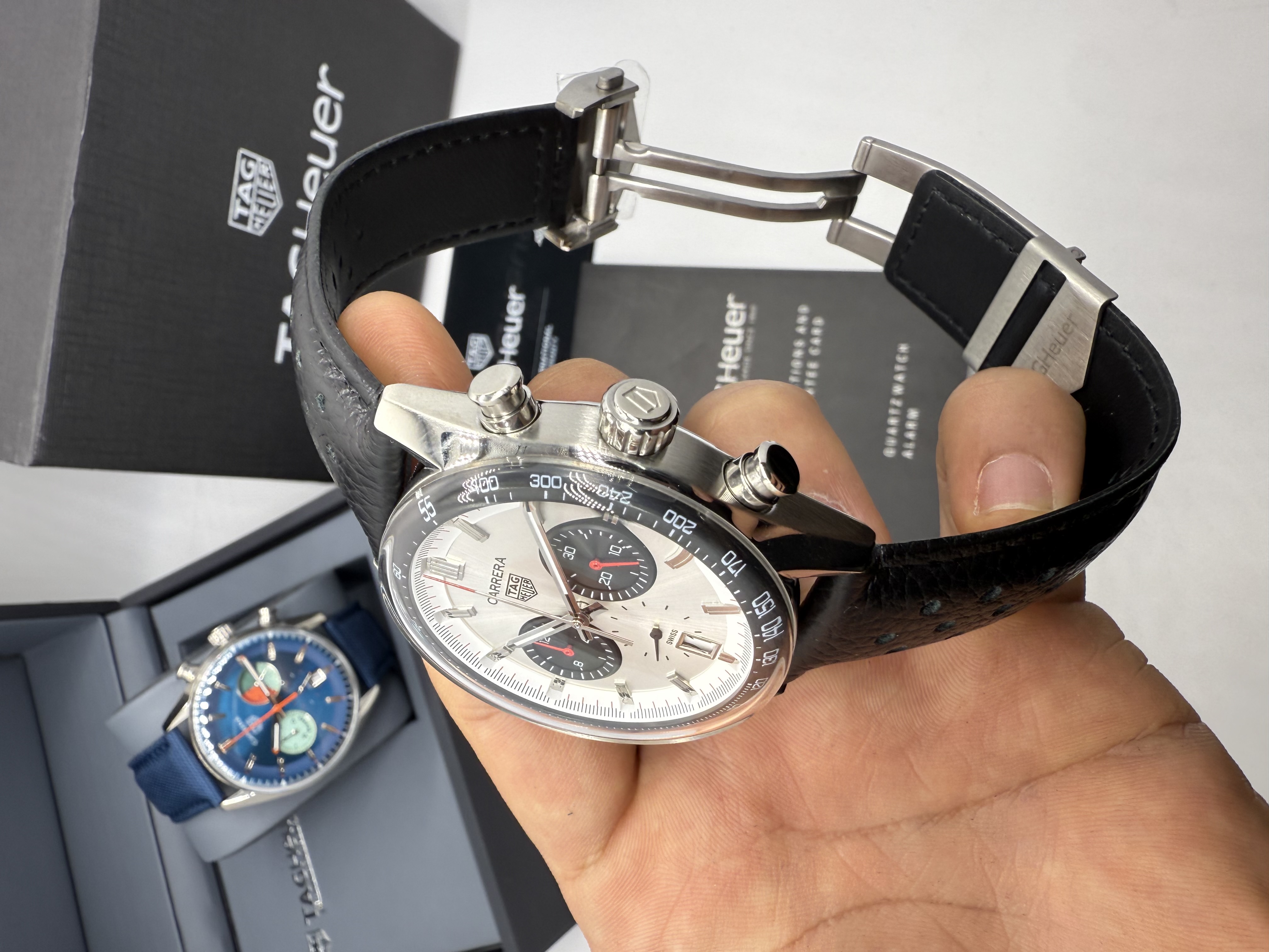 Tag Heuer Carrera "Panda" Glassbox