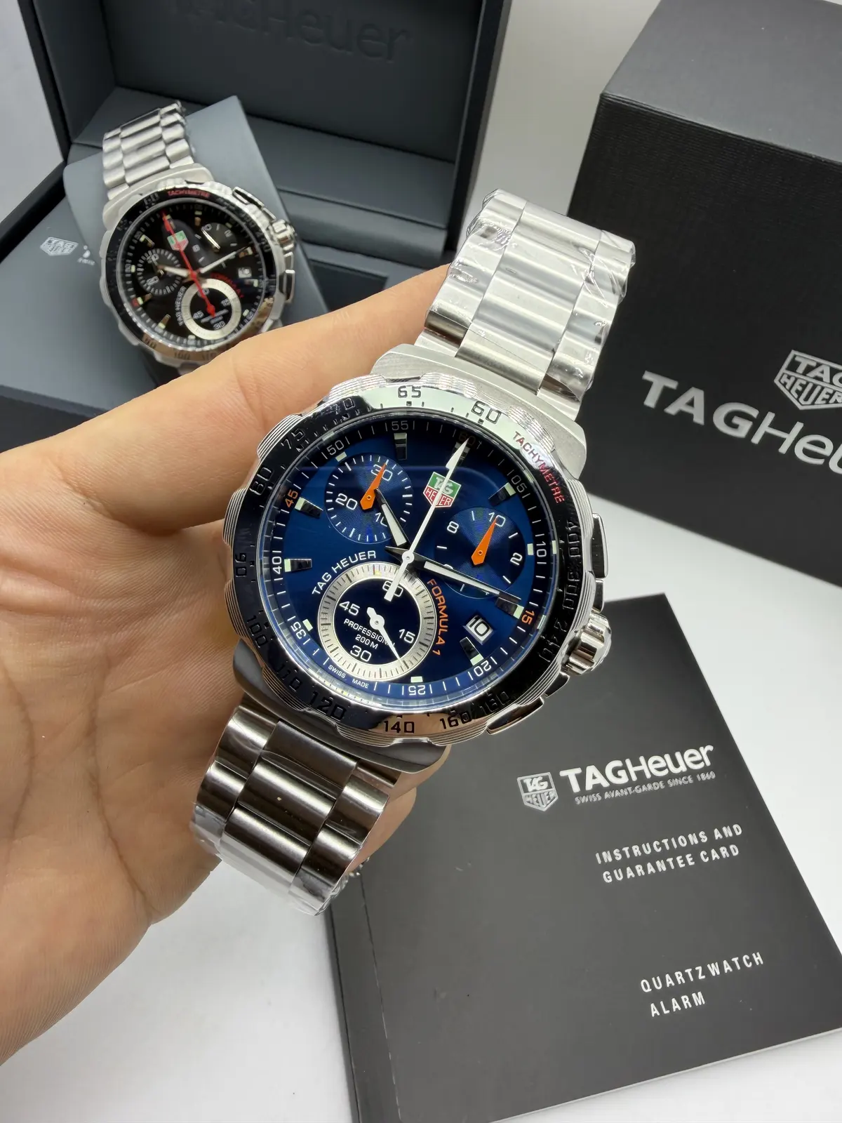 Tag Heuer Formula 1 aço Dial Azul