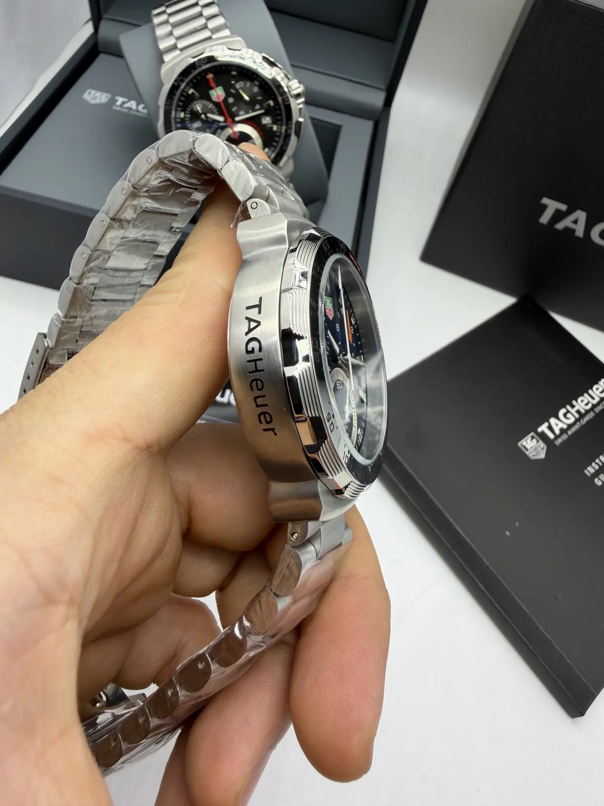 Tag Heuer Formula 1 aço Dial Azul