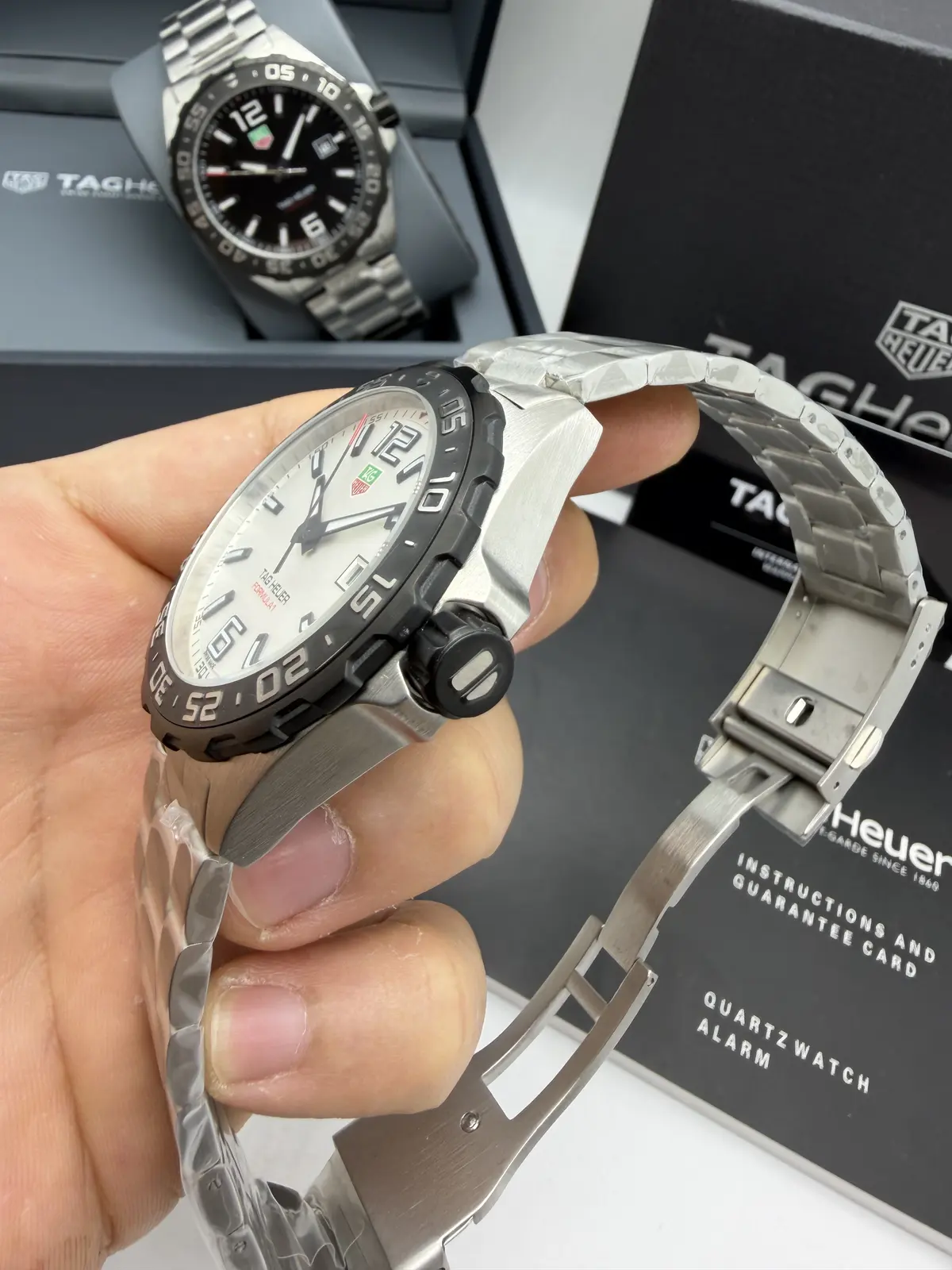 Tag Heuer Formula 1 Aço Dial Branco
