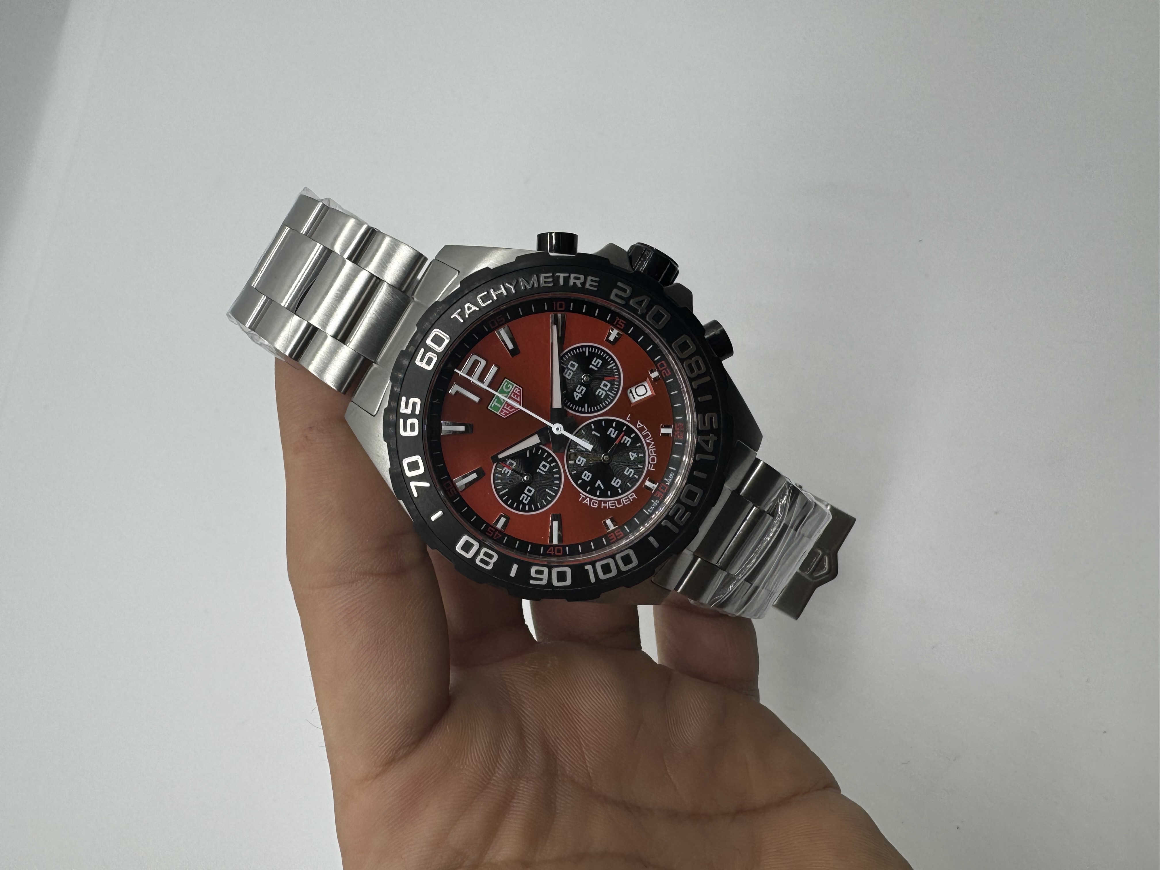Tag Heuer Formula 1 Chronograph Dial Vermelho