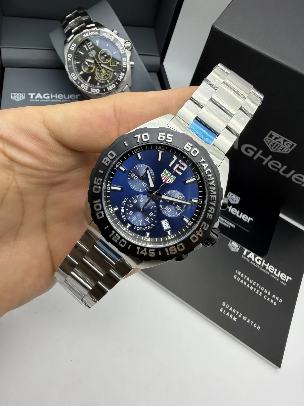 Tag Heuer Formula 1 Chronograph Dial Azul