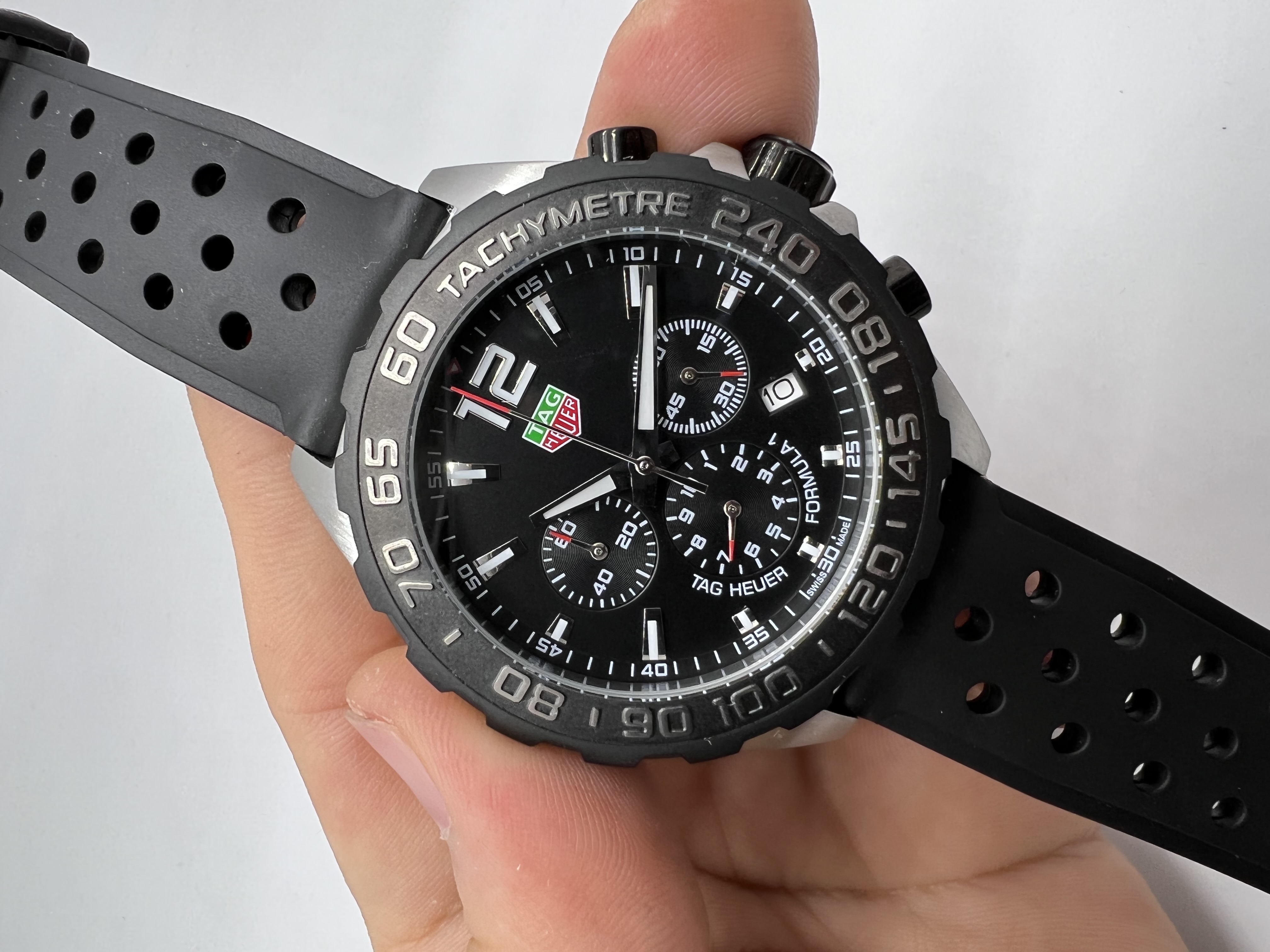 Tag Heuer Fórmula 1 Chronograph Dial Preto