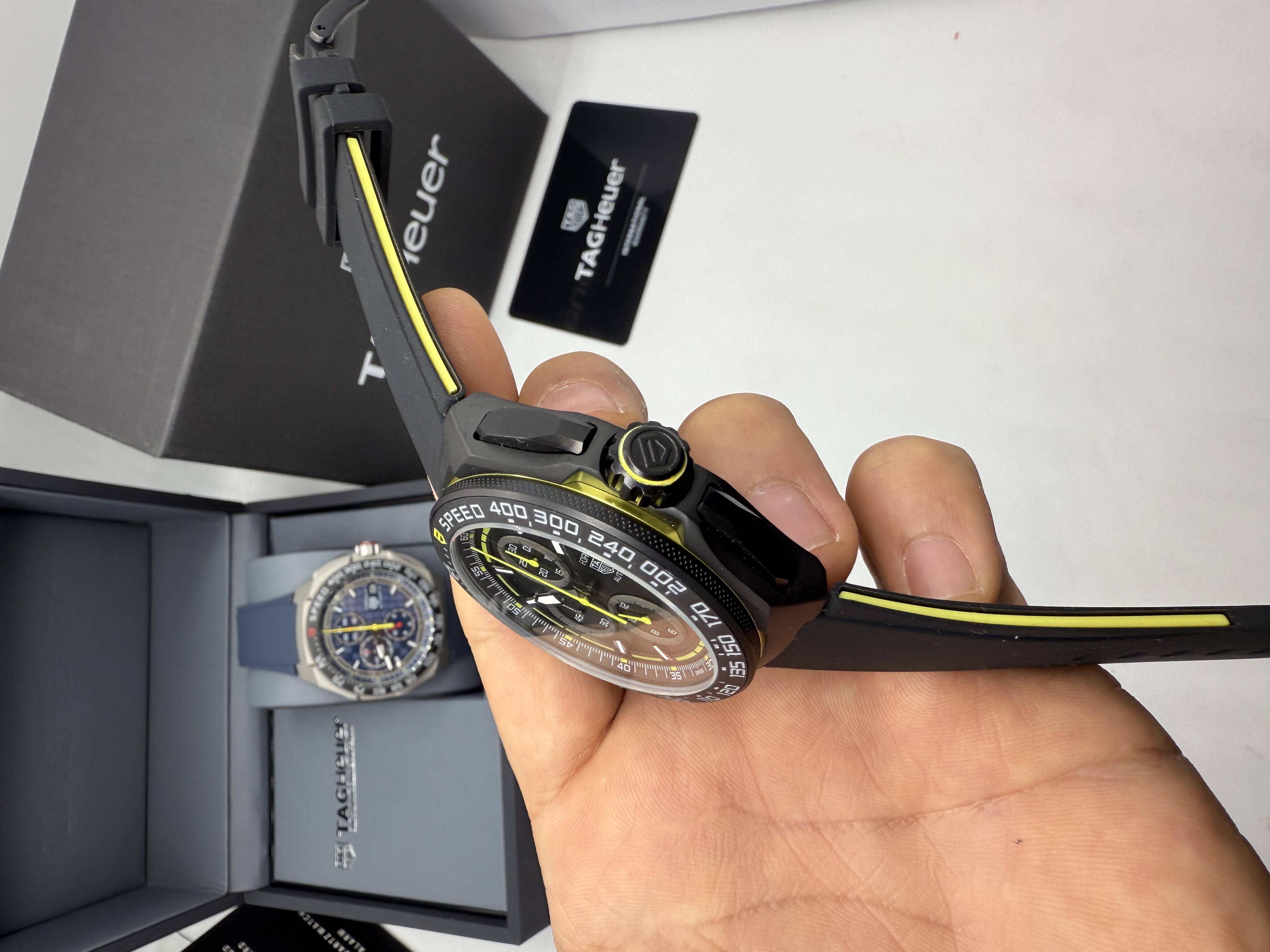 Tag Heuer Fórmula 1 Chronograph Preto e amarelo