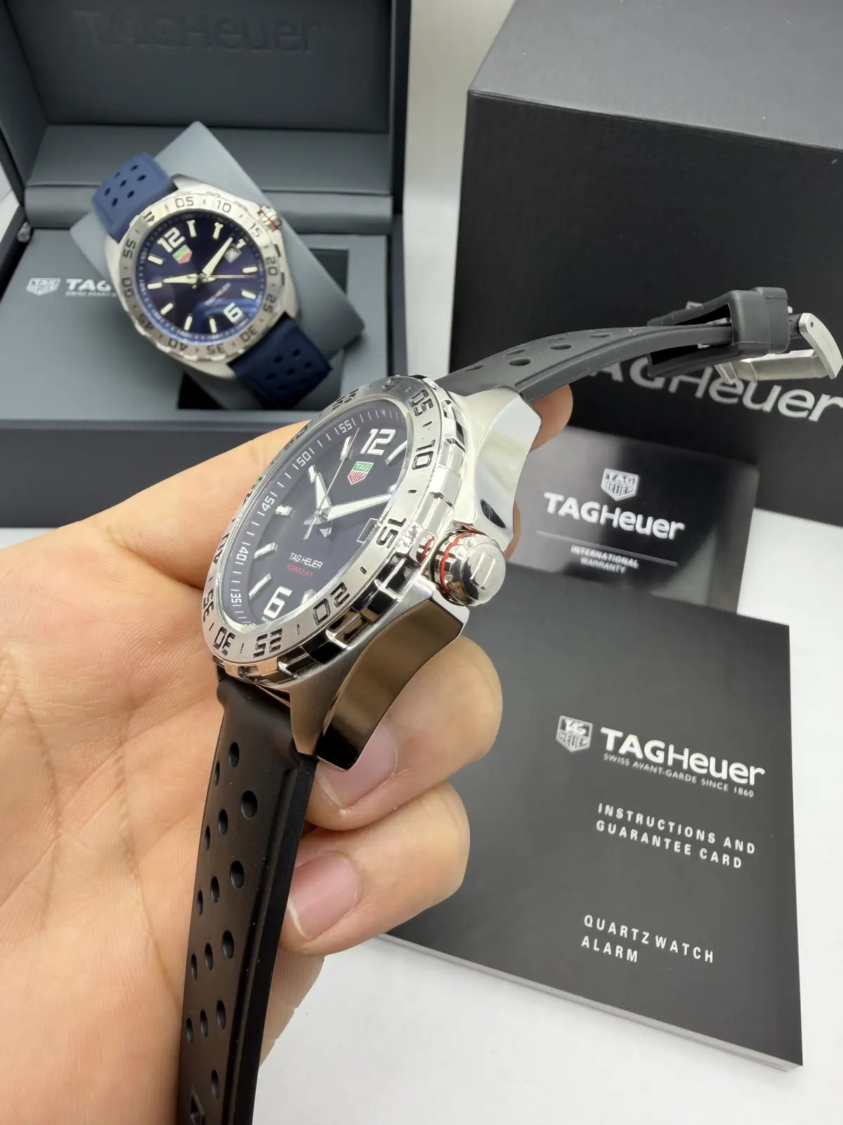 Tag Heuer Formula 1 Dial Preto Borracha