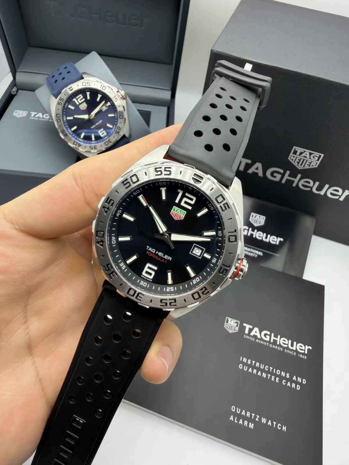 Tag Heuer Formula 1 Dial Preto Borracha