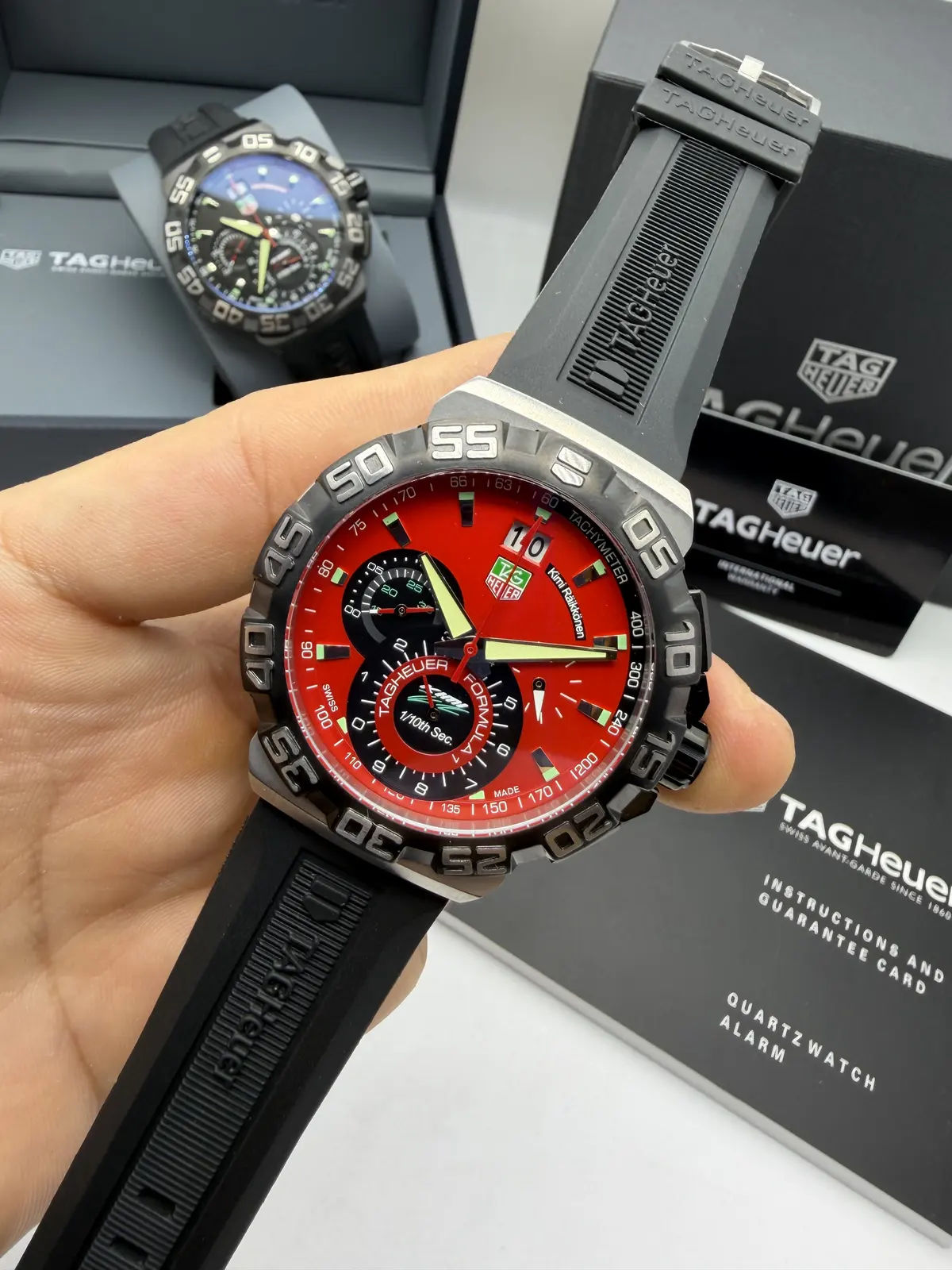 Tag Heuer Formula 1 Kimi Raikkonen Dial Vermelho