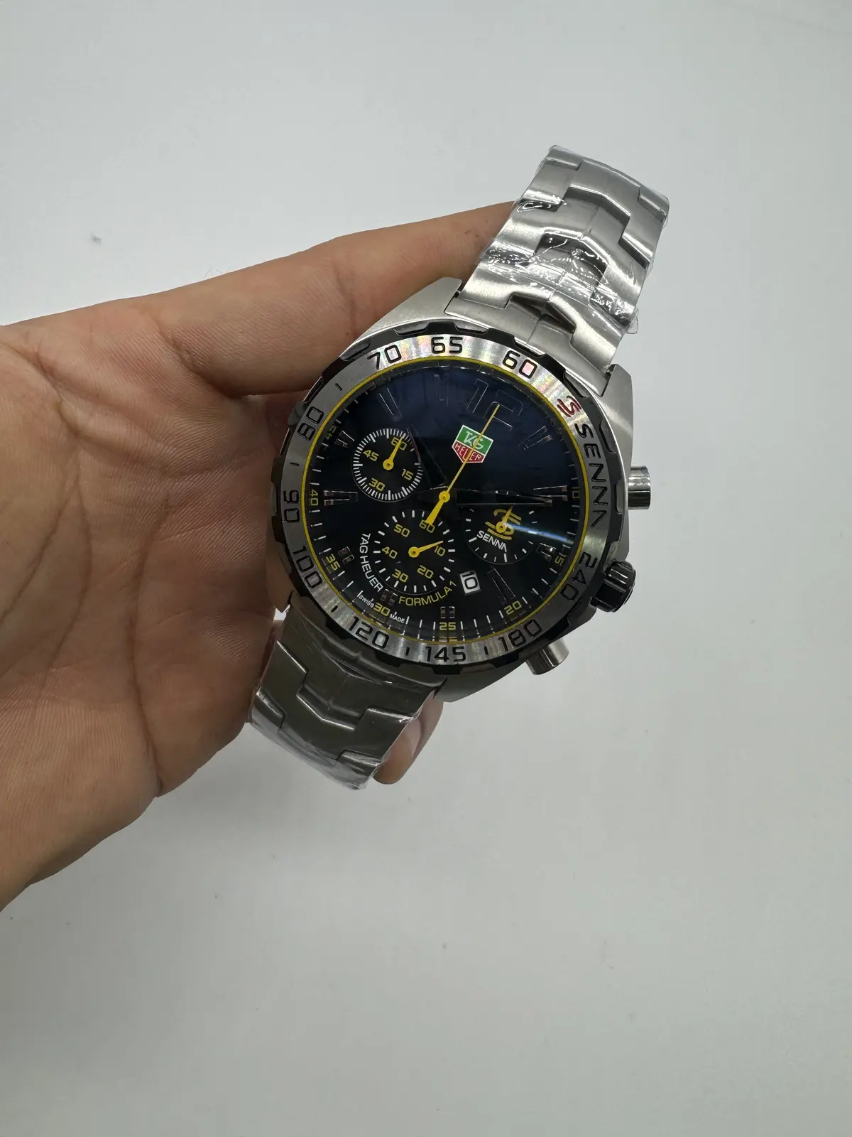 Tag Heuer Senna Aço Amarelo