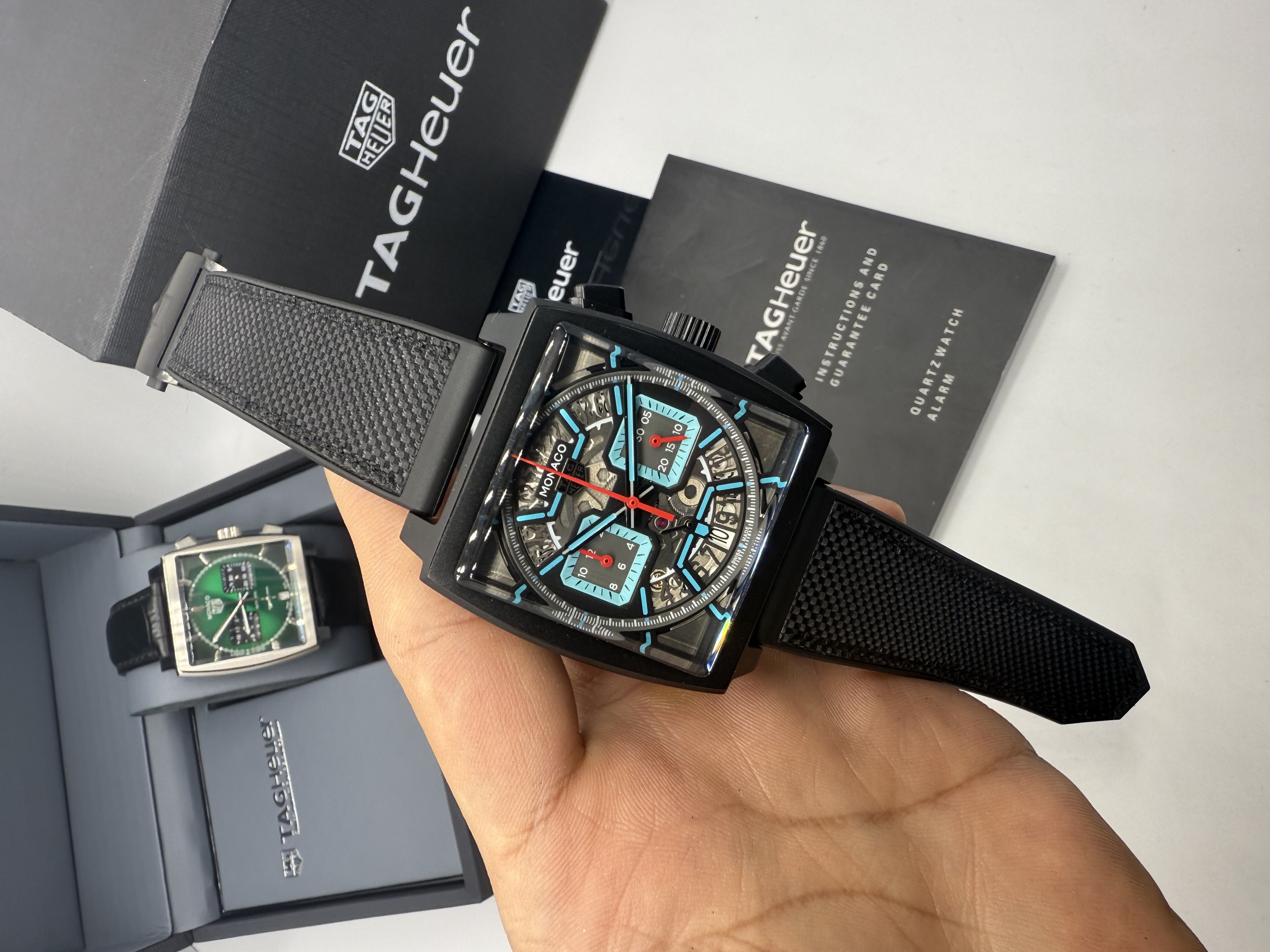 Tag Heuer Mônaco SKELETON Chronograph Preto