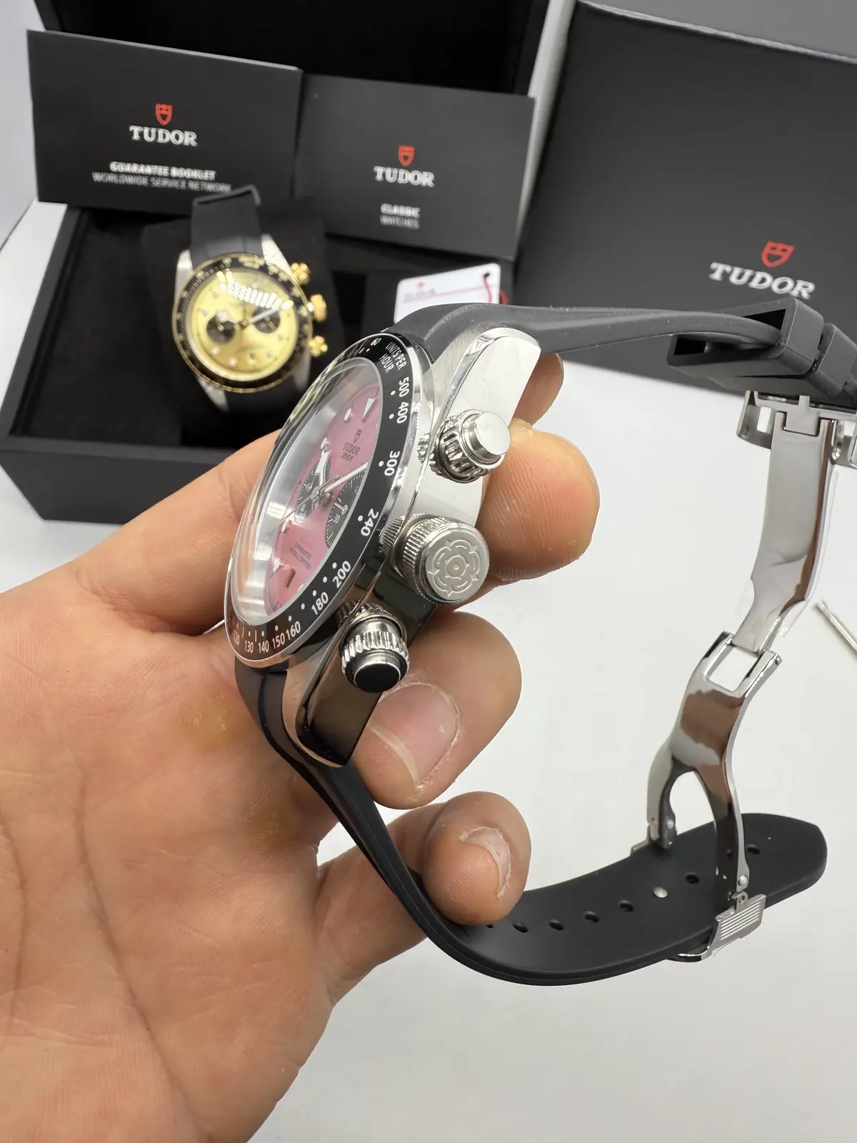 Tudor Chrono  Dial Rosa Borracha