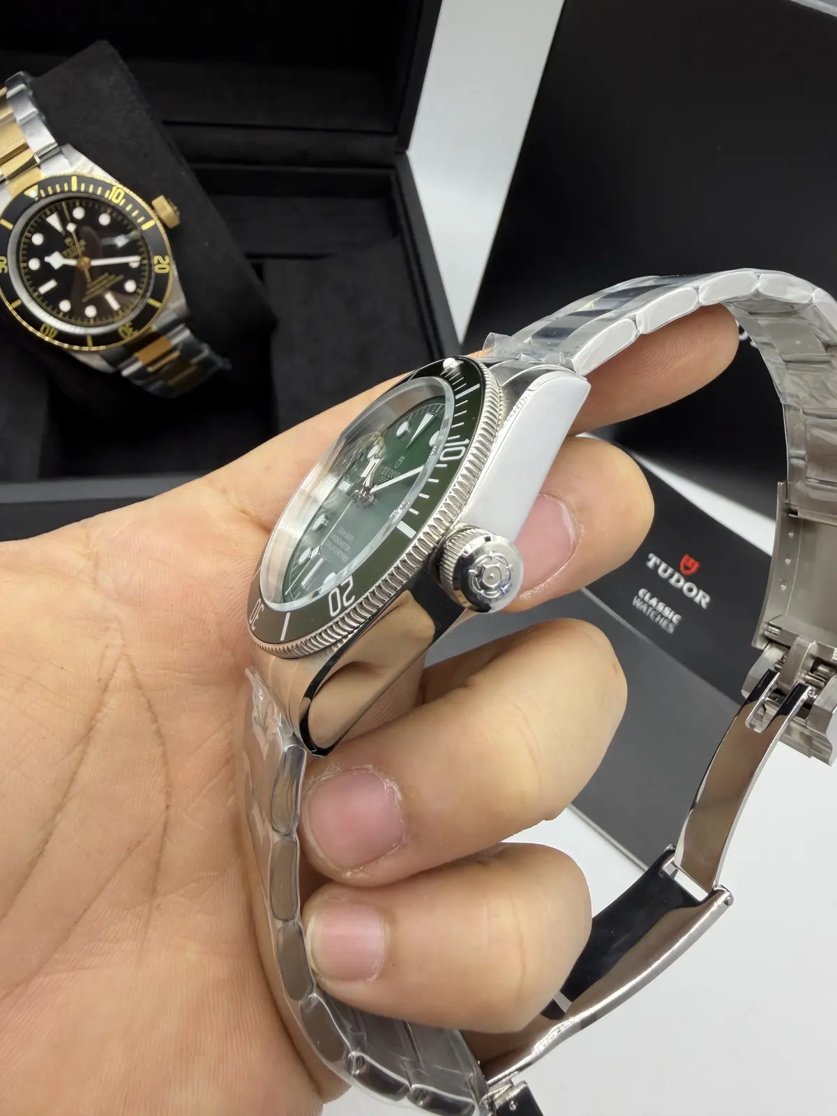 Tudor Pelagos Dial Verde Aço