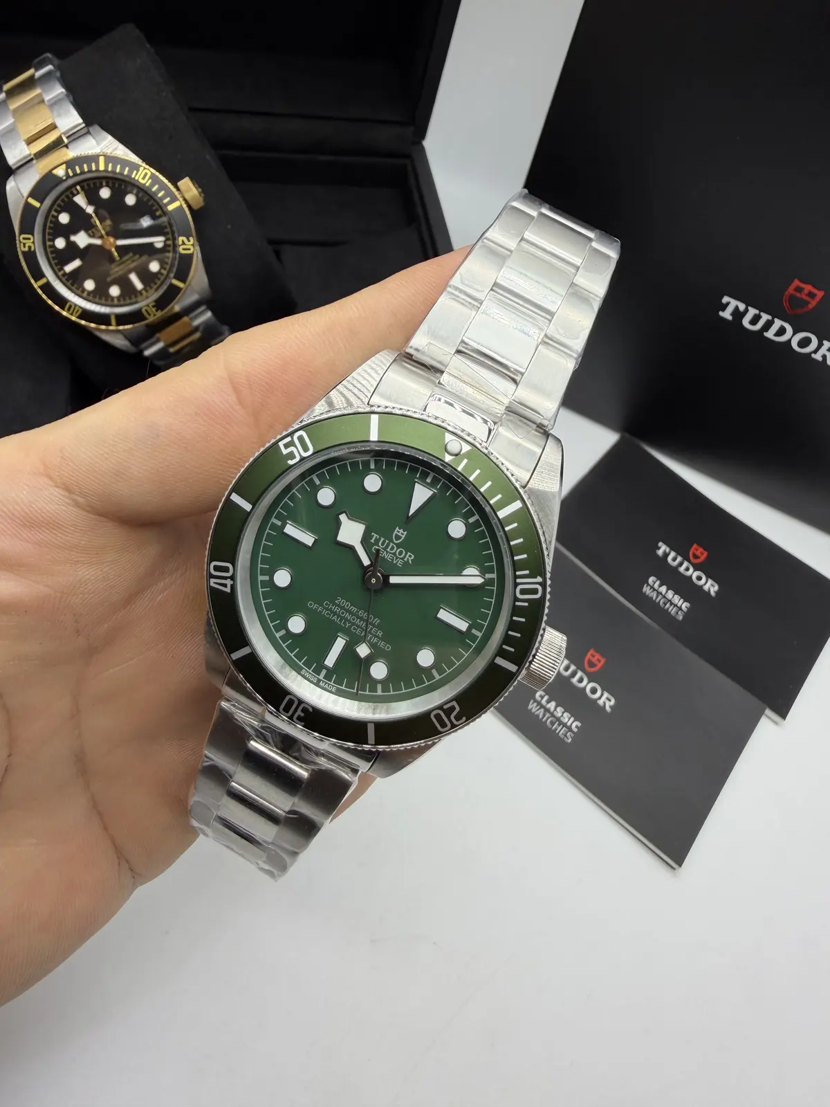Tudor Pelagos Dial Verde Aço